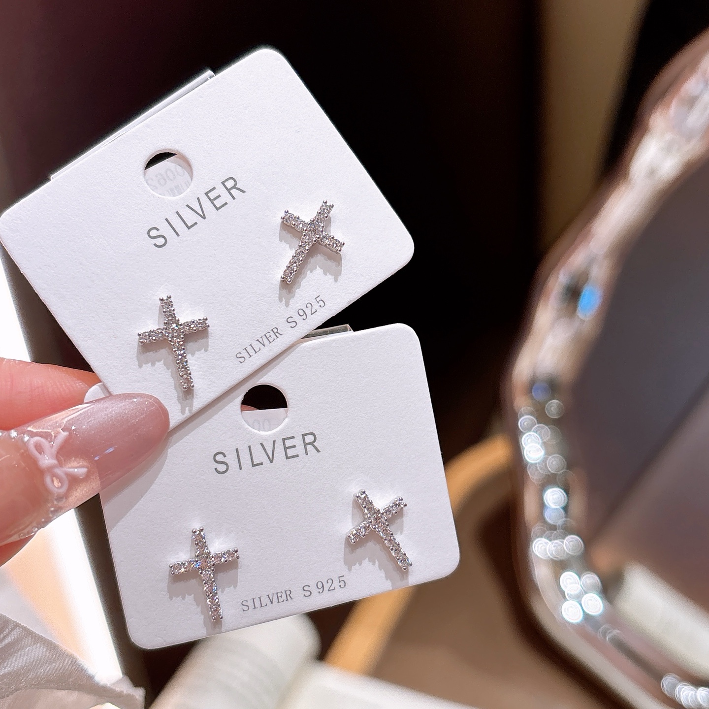 Hypoallergenic Silver Earrings Girly Housewarming Gold