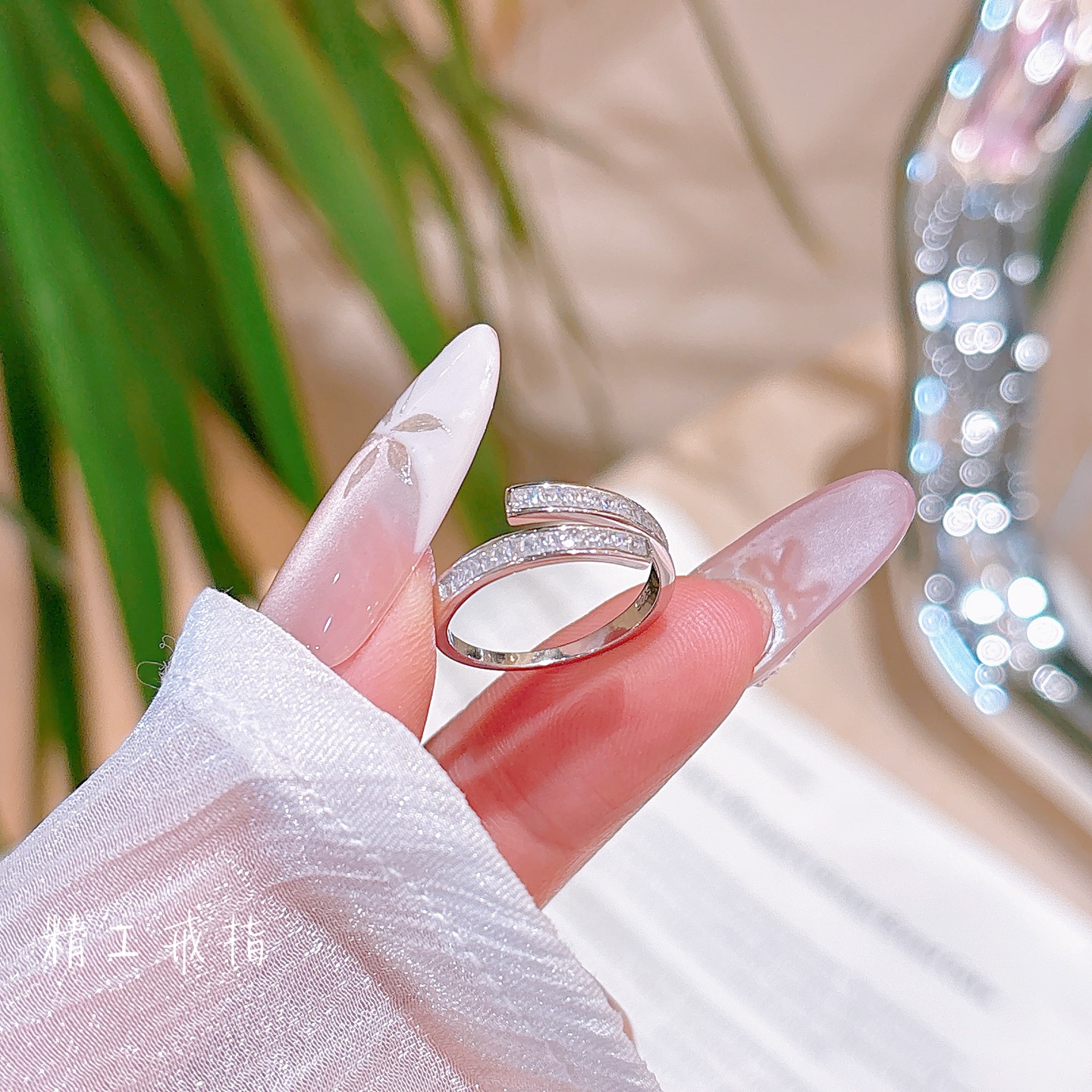 ミニマルファインシルバーリングシルバー クリスマス