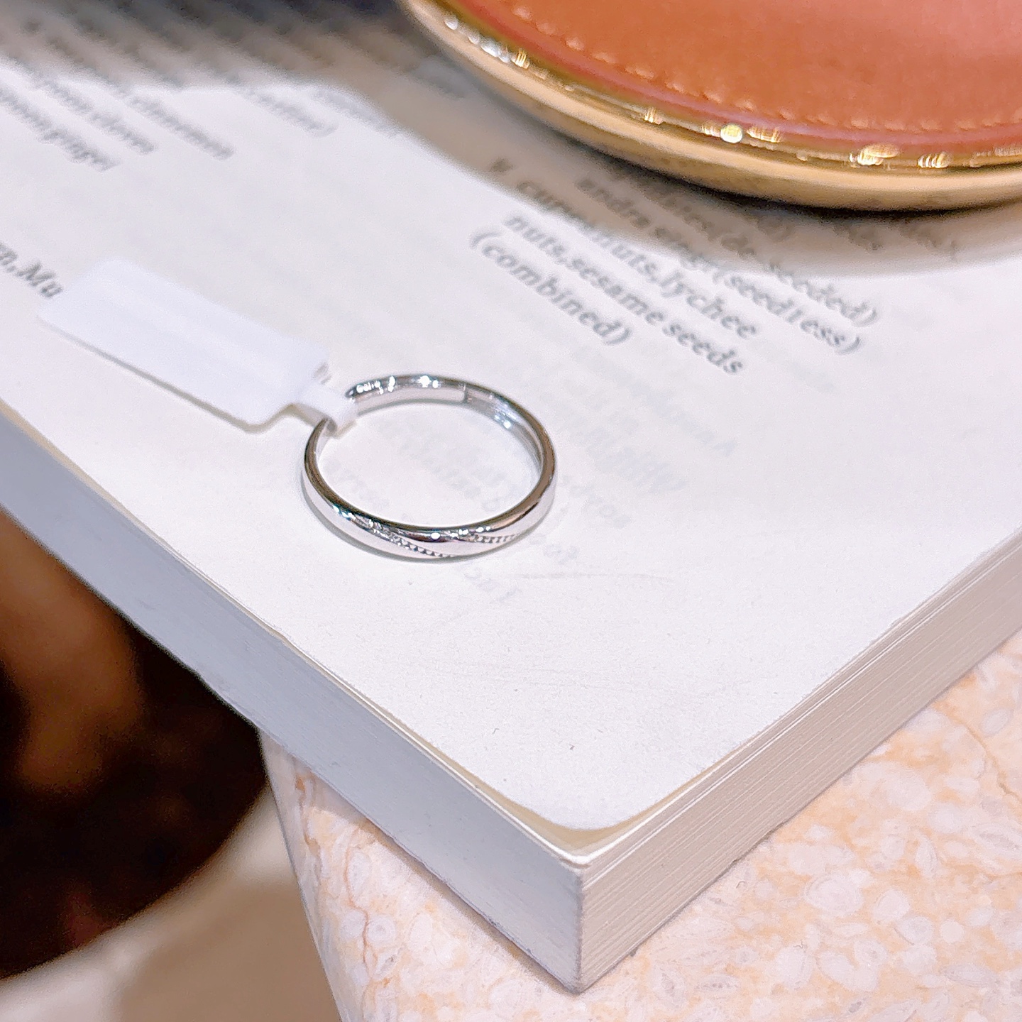 Fine Silver Ring Vintage Birthday Gold