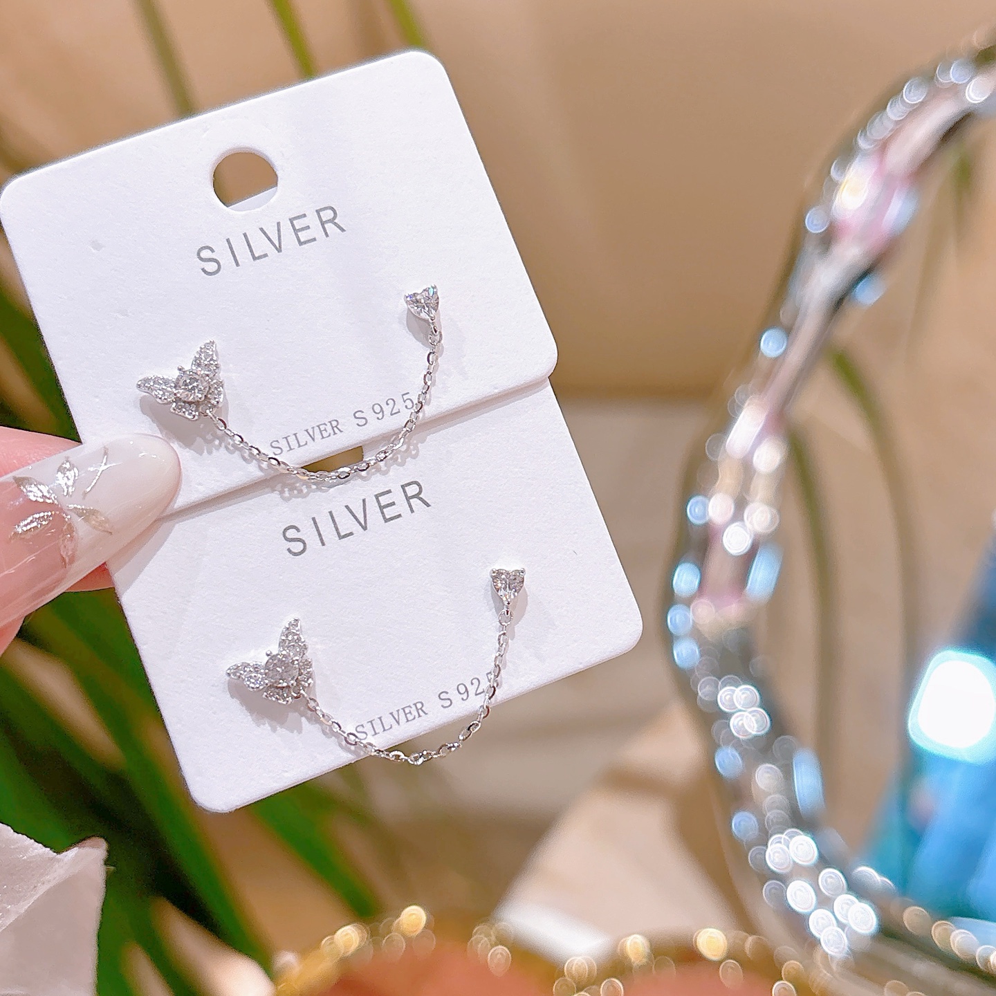 Hypoallergenic Silver Earrings Chic Everyday Wear Silver