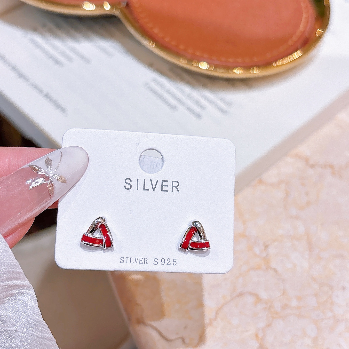 Nickel Free Silver Earrings Soft Wedding Gold