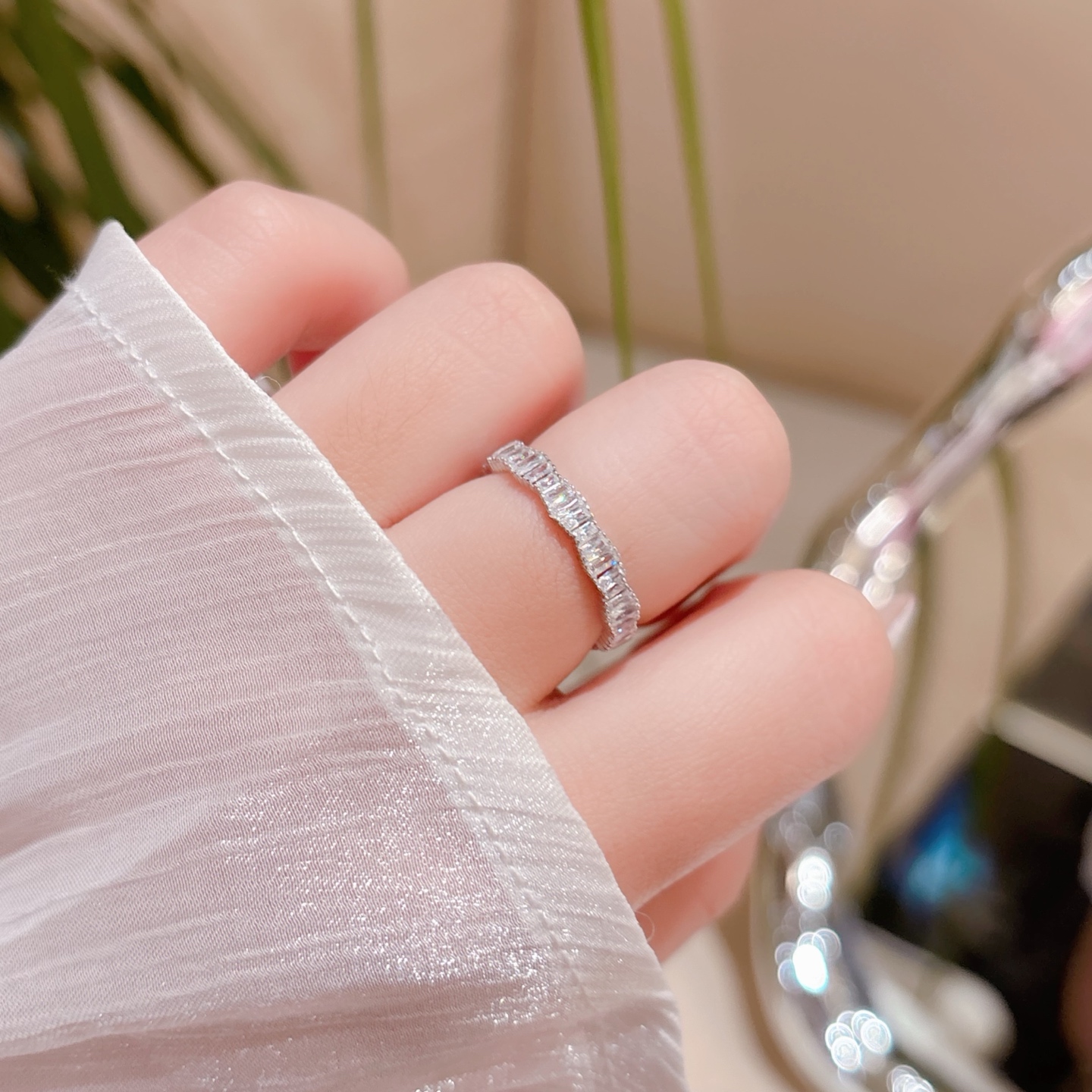 Low Allergy Silver Ring Playful Party Silver