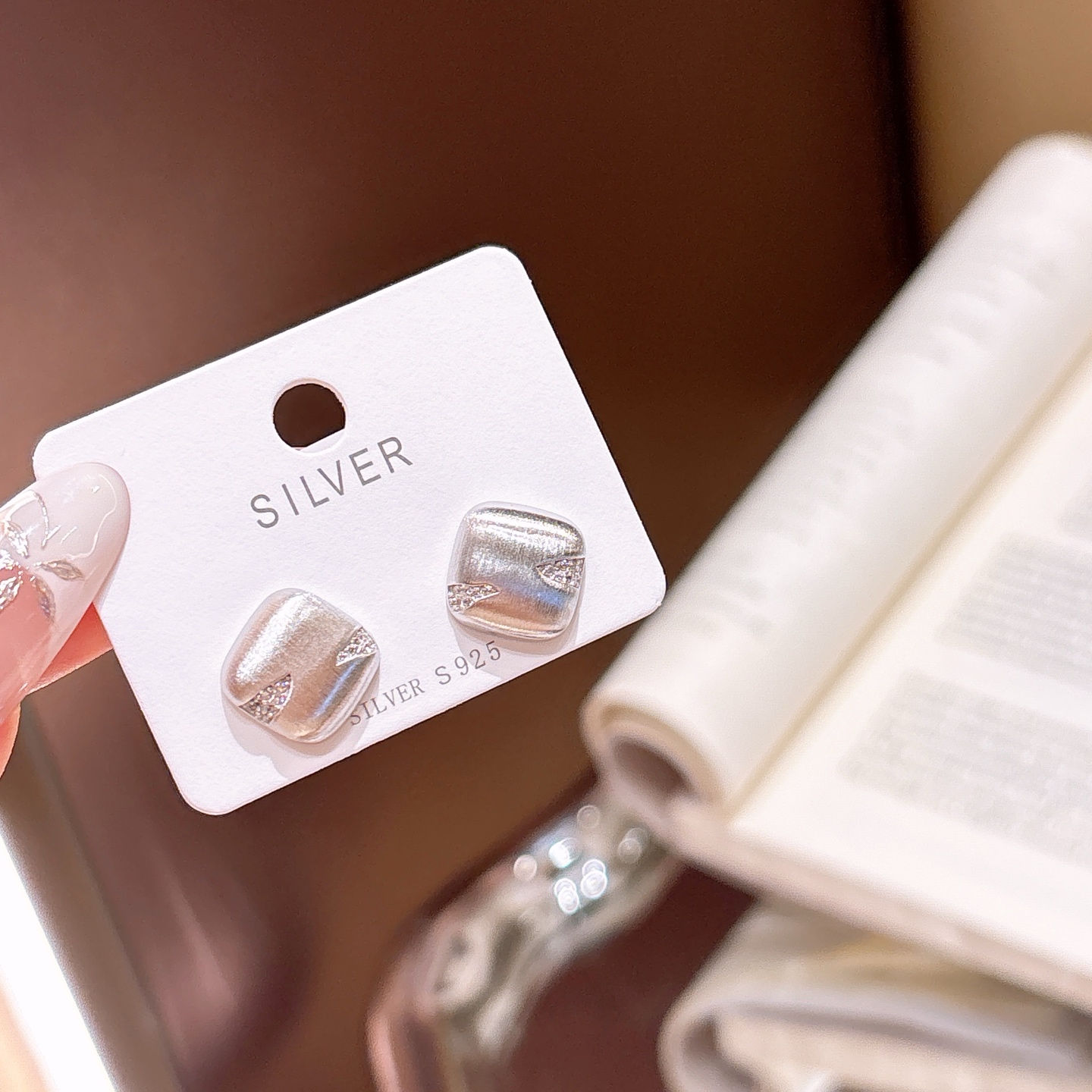 Hypoallergenic Silver Earrings Soft Wedding Registration Gold