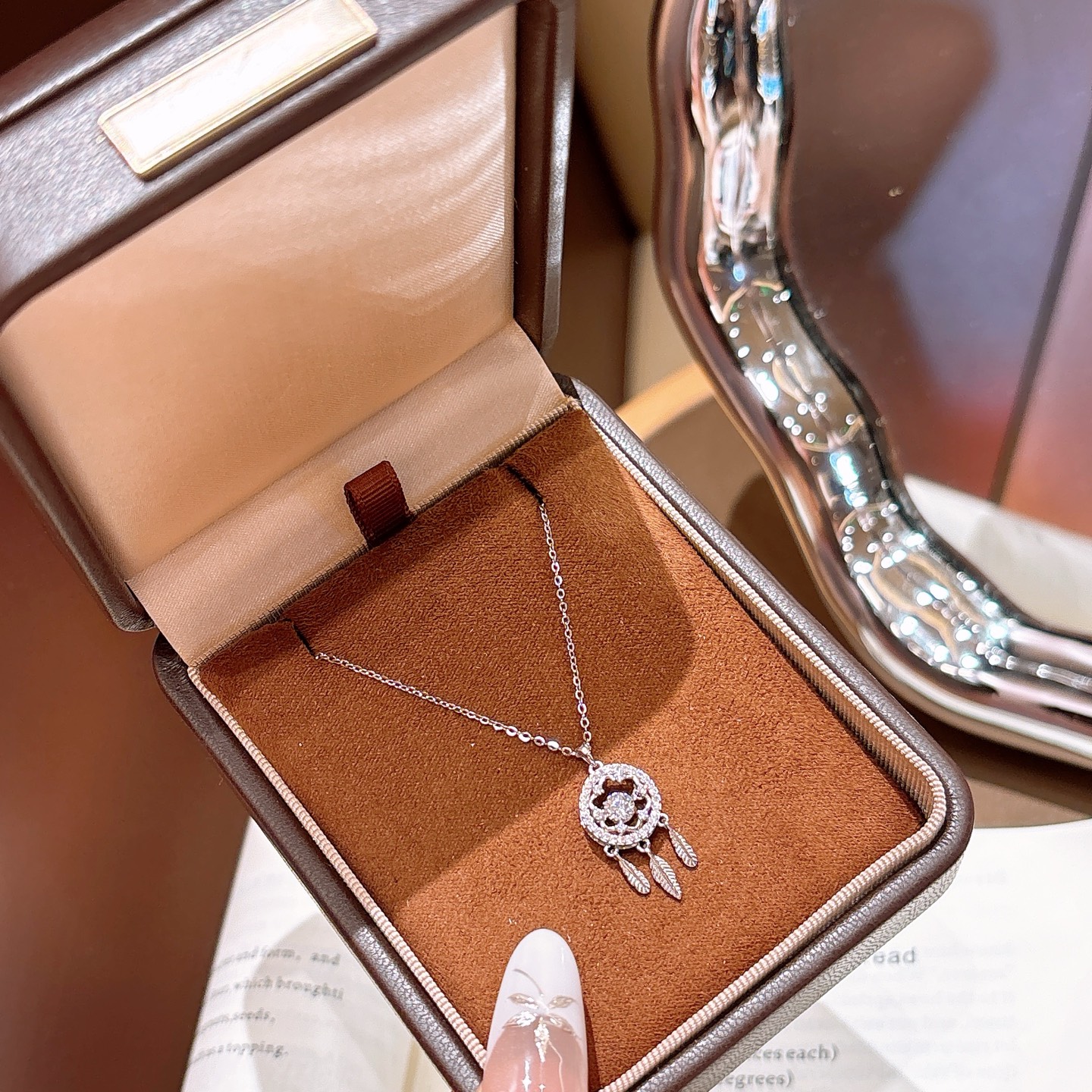 Low Allergy Silver Necklace Elegant Proposal Silver