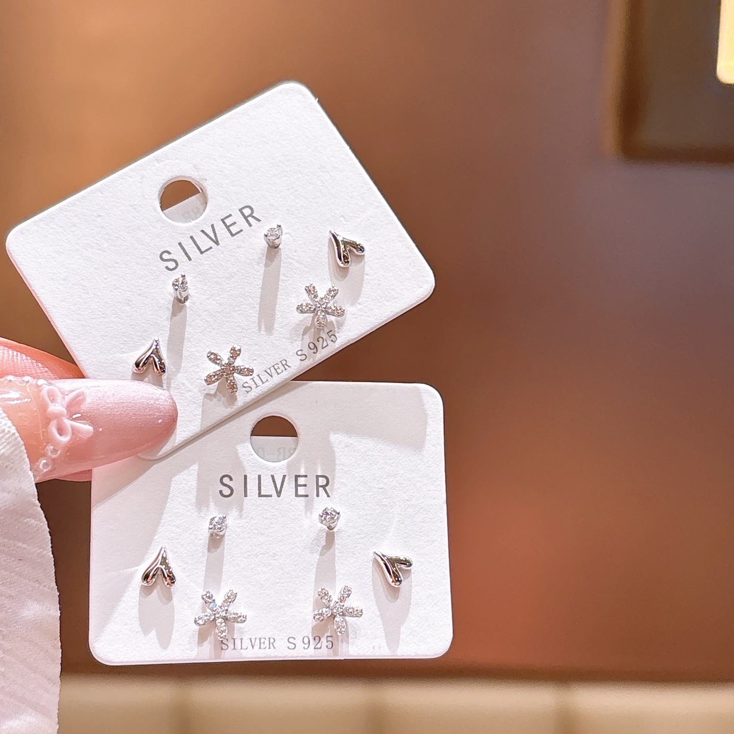 さわやか系アレルギー対応シルバーイヤリングシルバー 職場