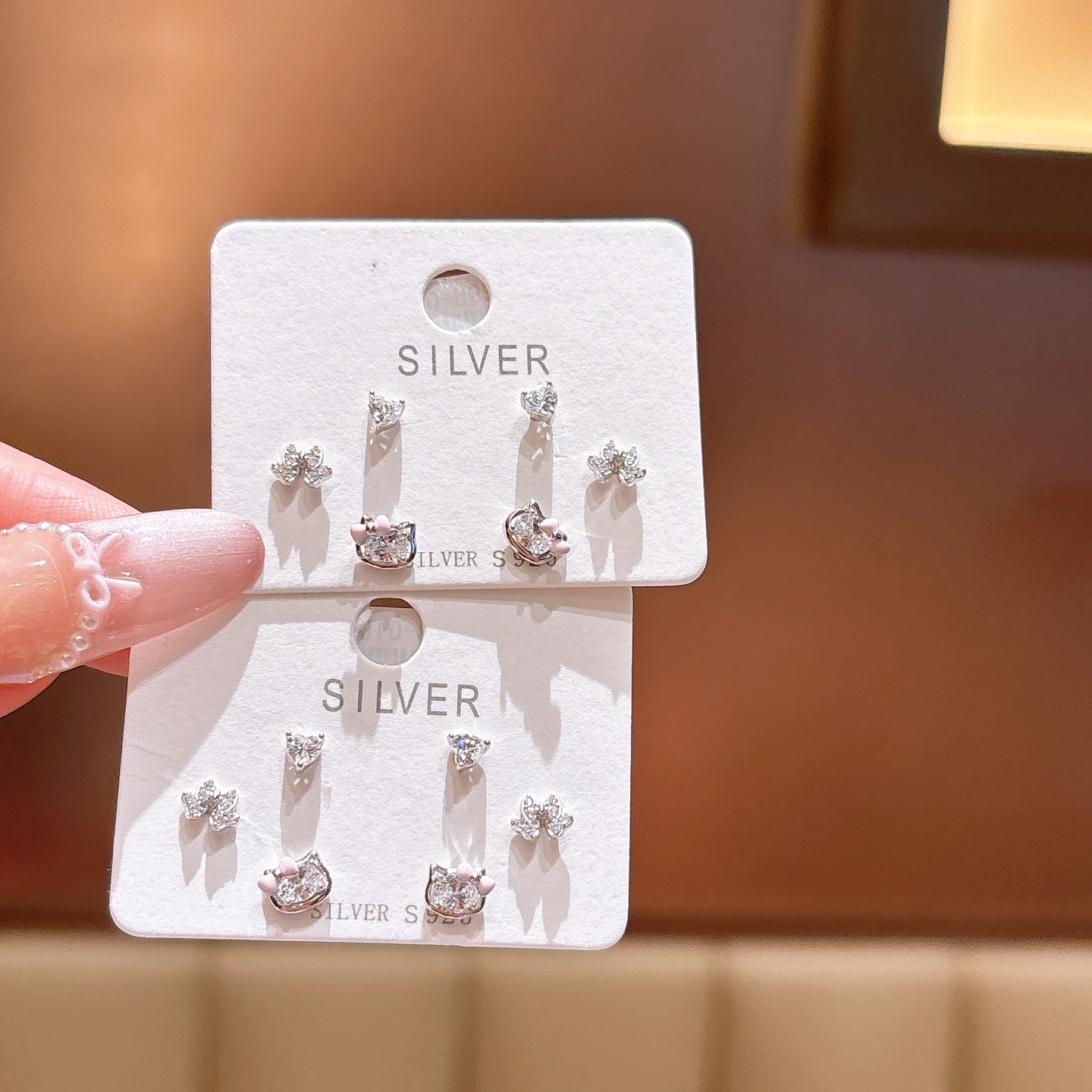 甘辛高品質シルバーイヤリングシルバー 婚姻届提出