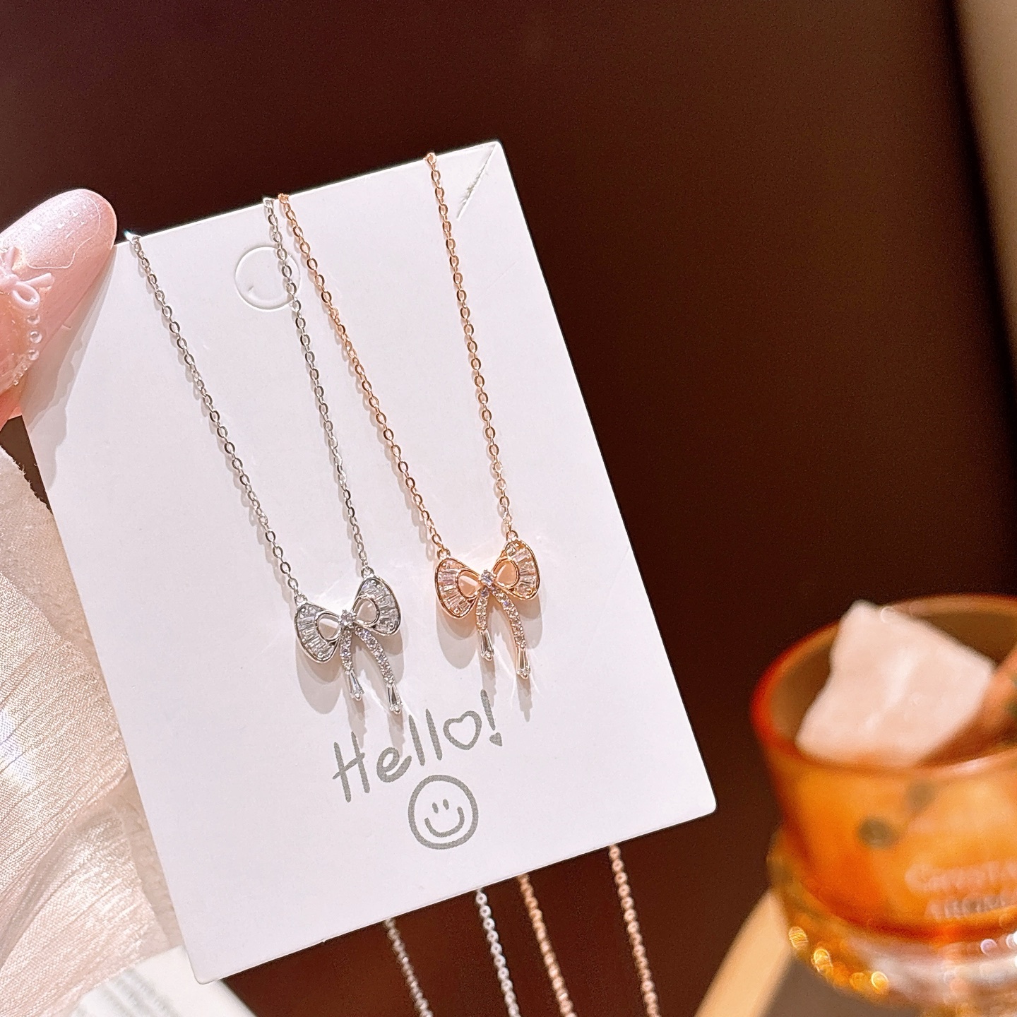 韓国風S925スターリングシルバーネックレスシルバー 親友へのプレゼント