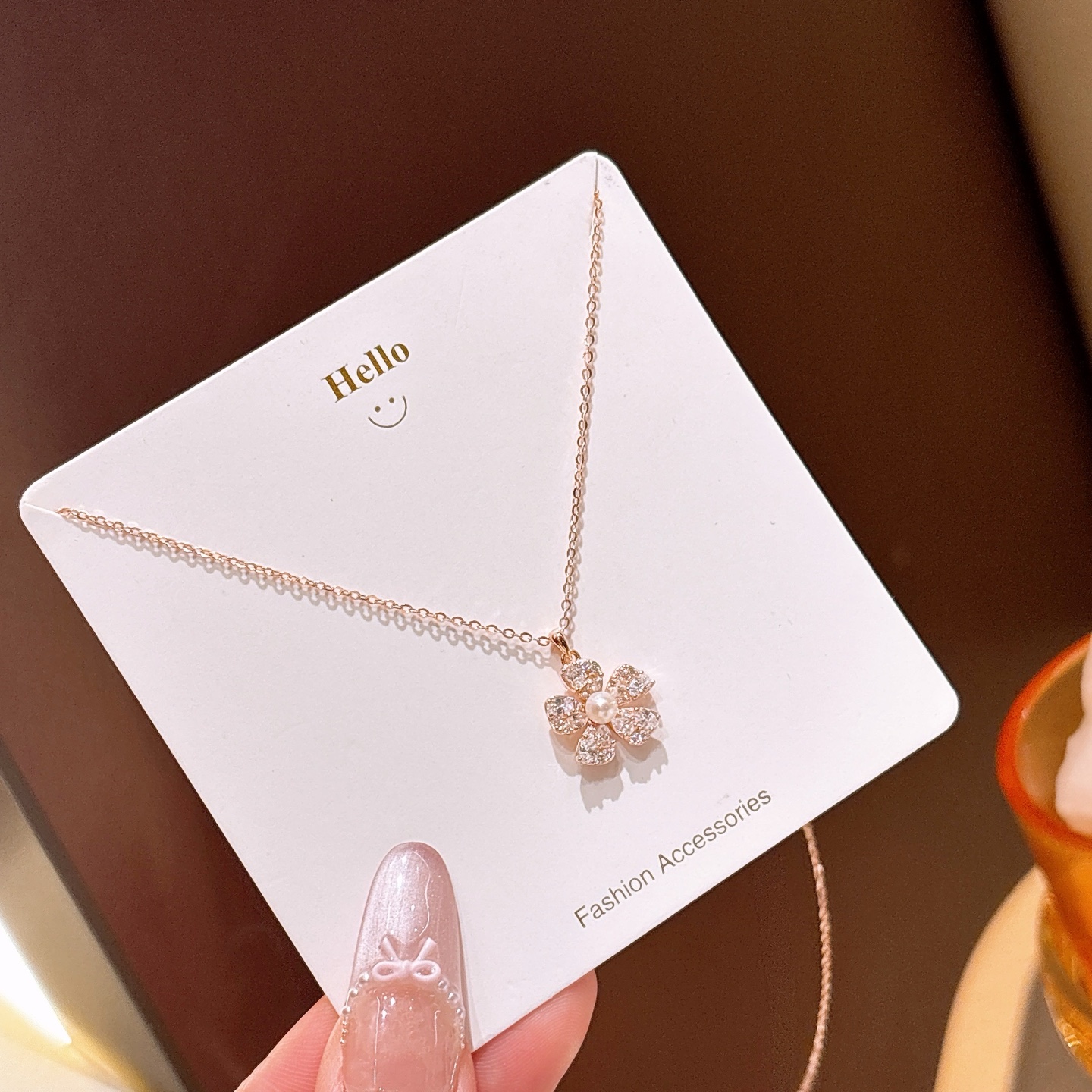 繊細低アレルギー銀ネックレスゴールド 旅行