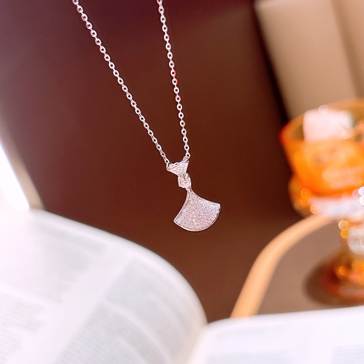 ファッション高品質シルバーモアッサナイトネックレスシルバー デート