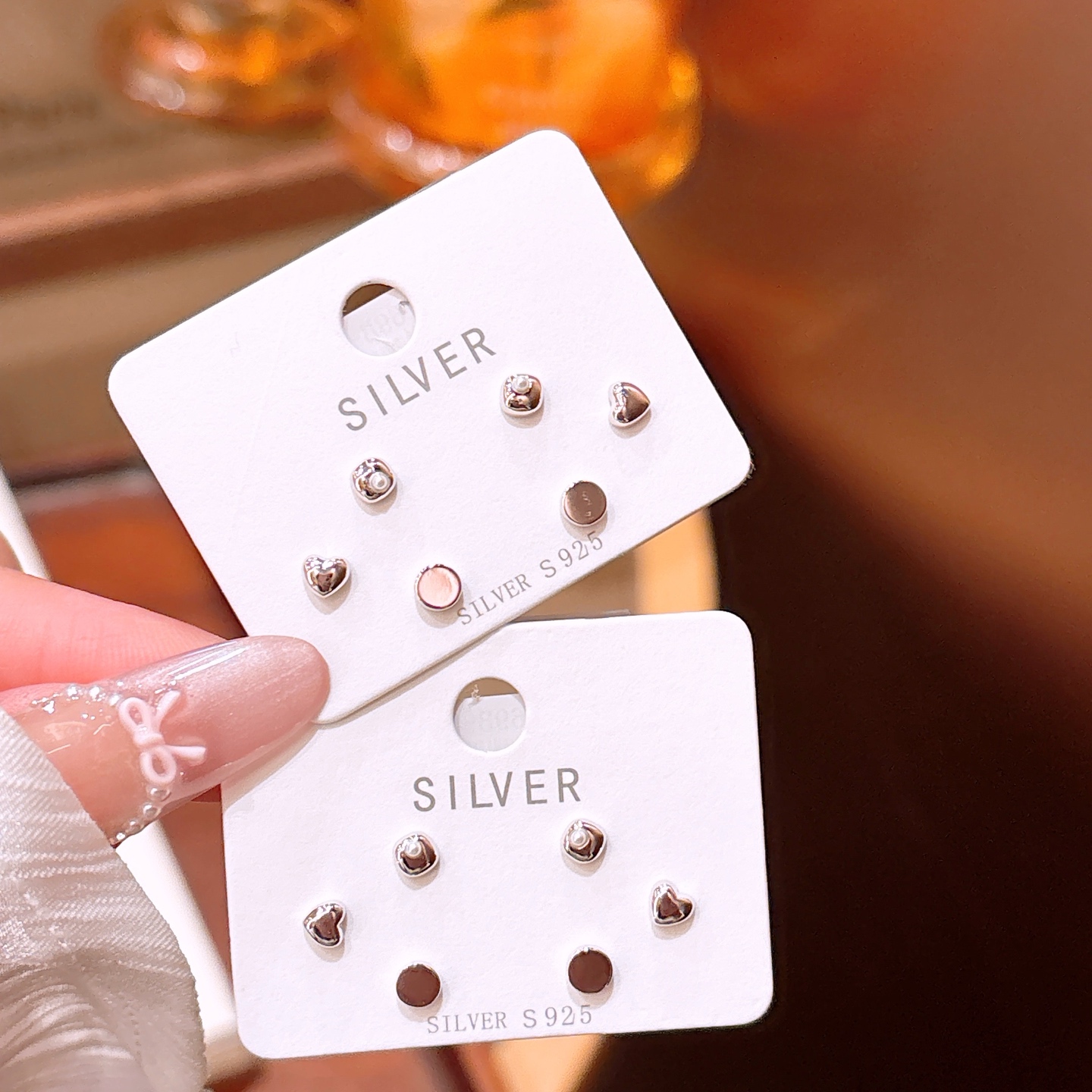 ラグジュアリーアレルギー対応シルバーイヤリングゴールド ギフト