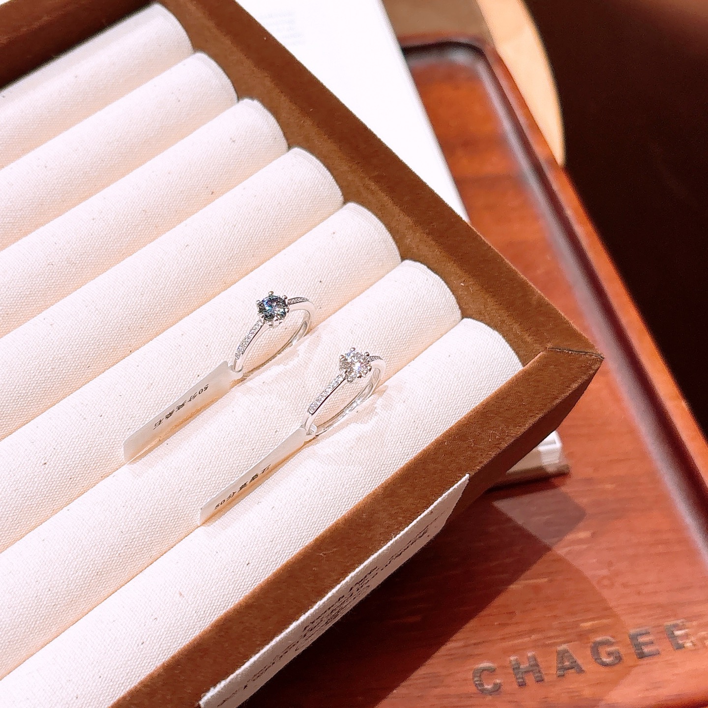 High Polish Silver Moissanite Ring Artistic Proposal Silver