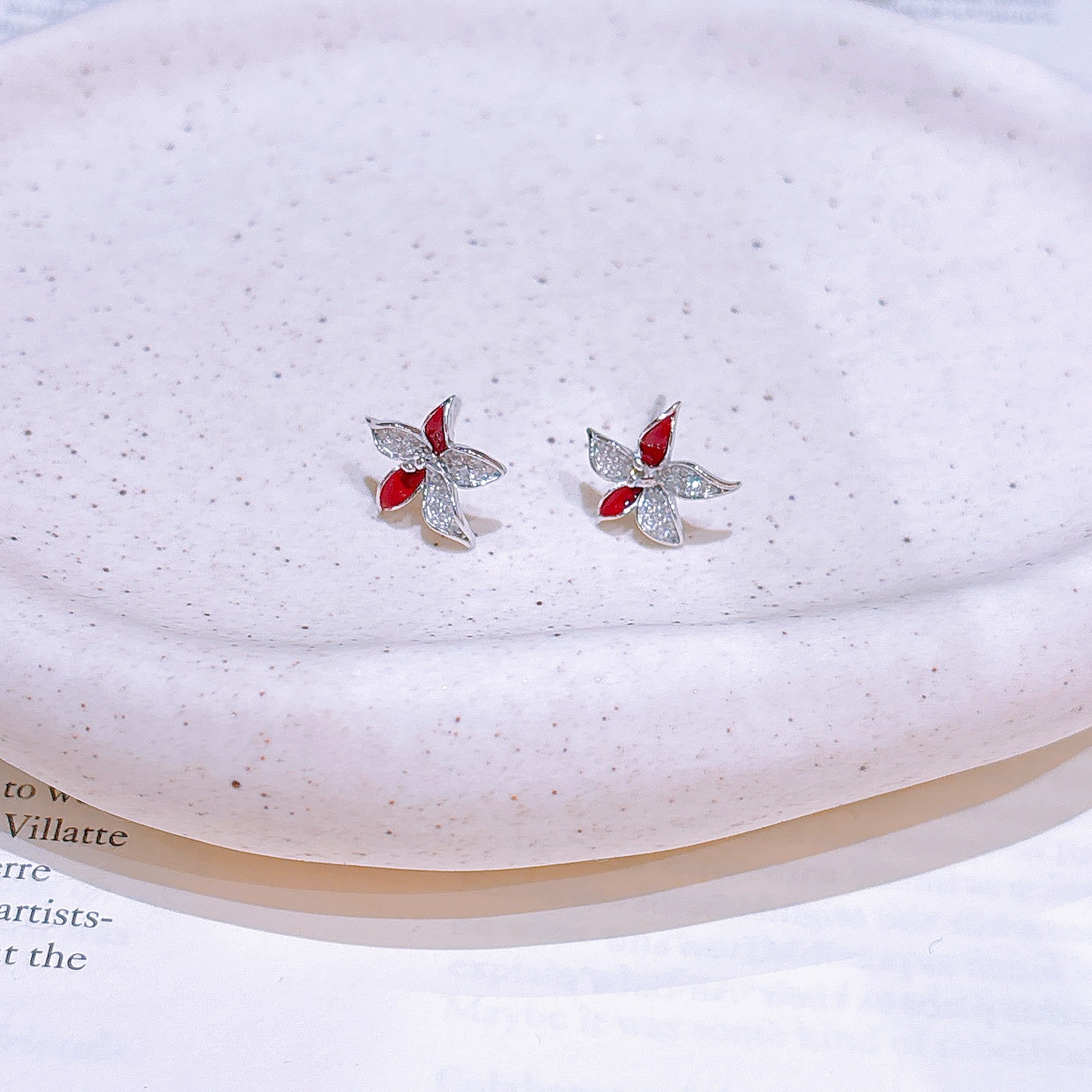 High Polish Silver Earrings Ins Style Party Silver