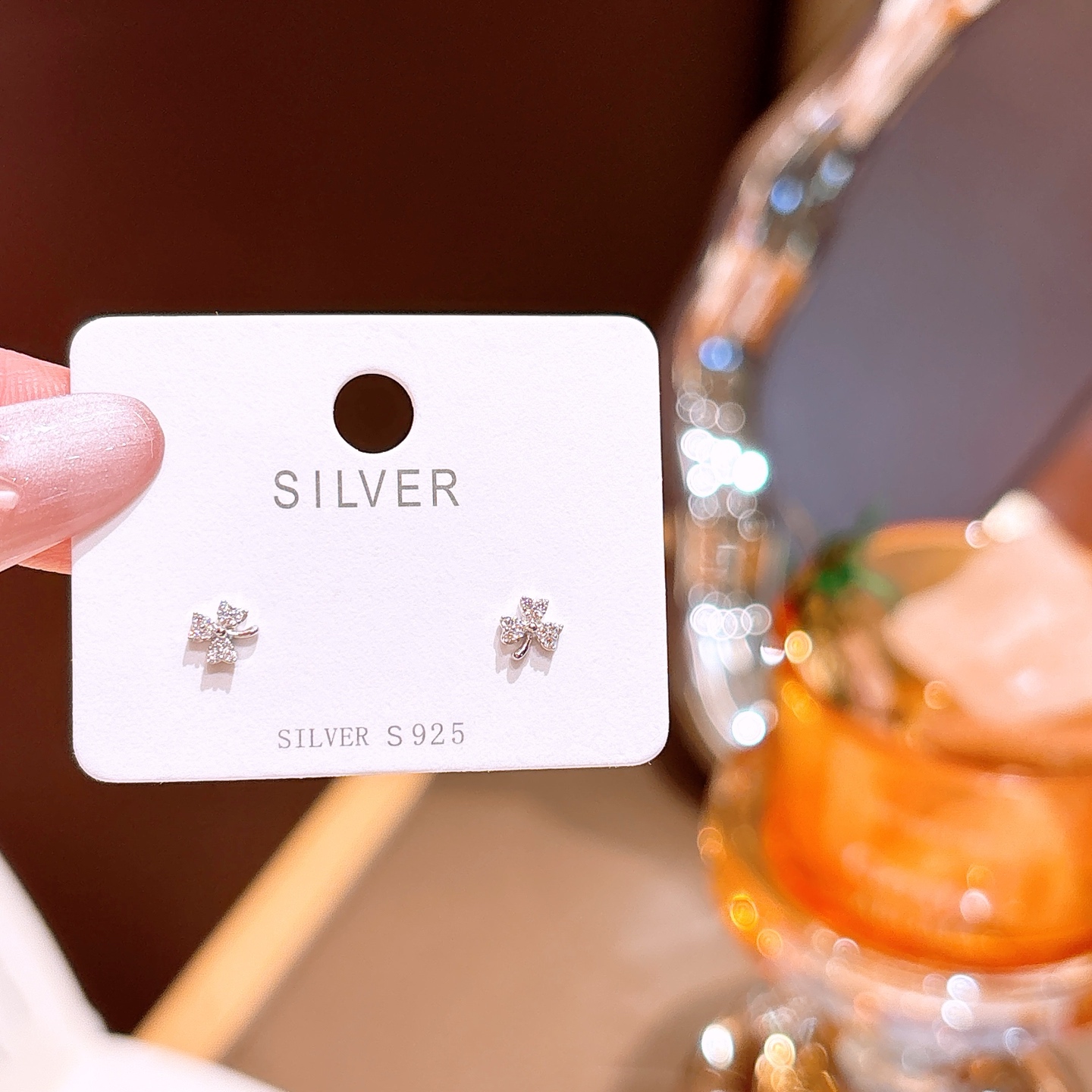 Nickel Free Silver Earrings Vintage Banquet Gold