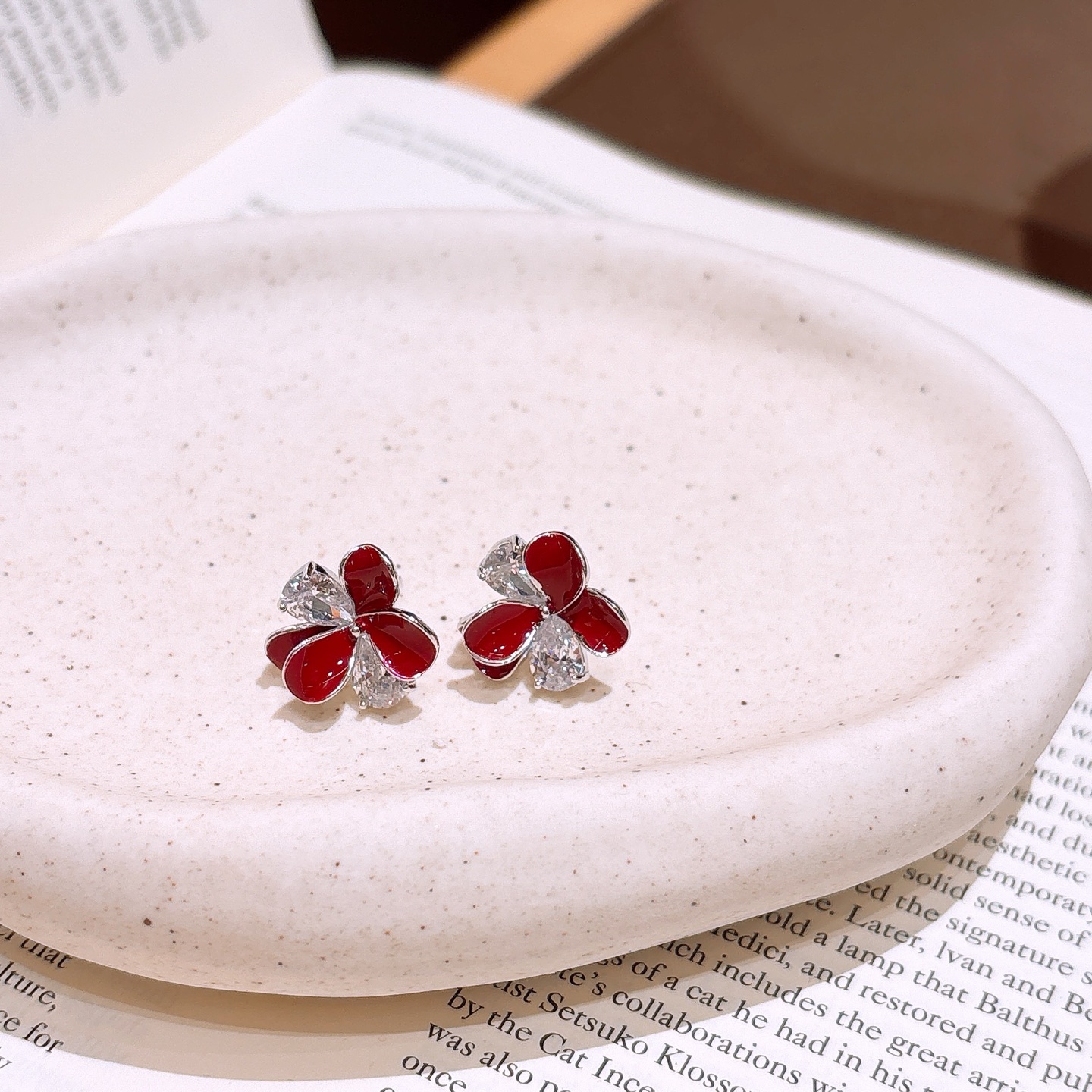 High Polish Silver Earrings Elegant Christmas Gold