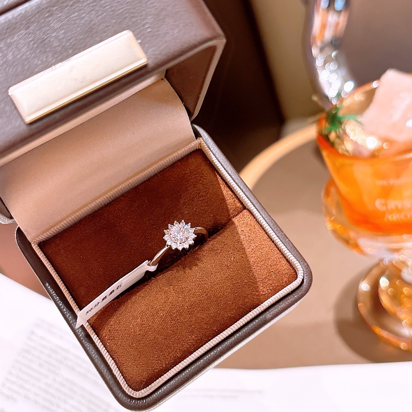 Hypoallergenic Silver Moissanite Ring Ethereal Everyday Wear Silver