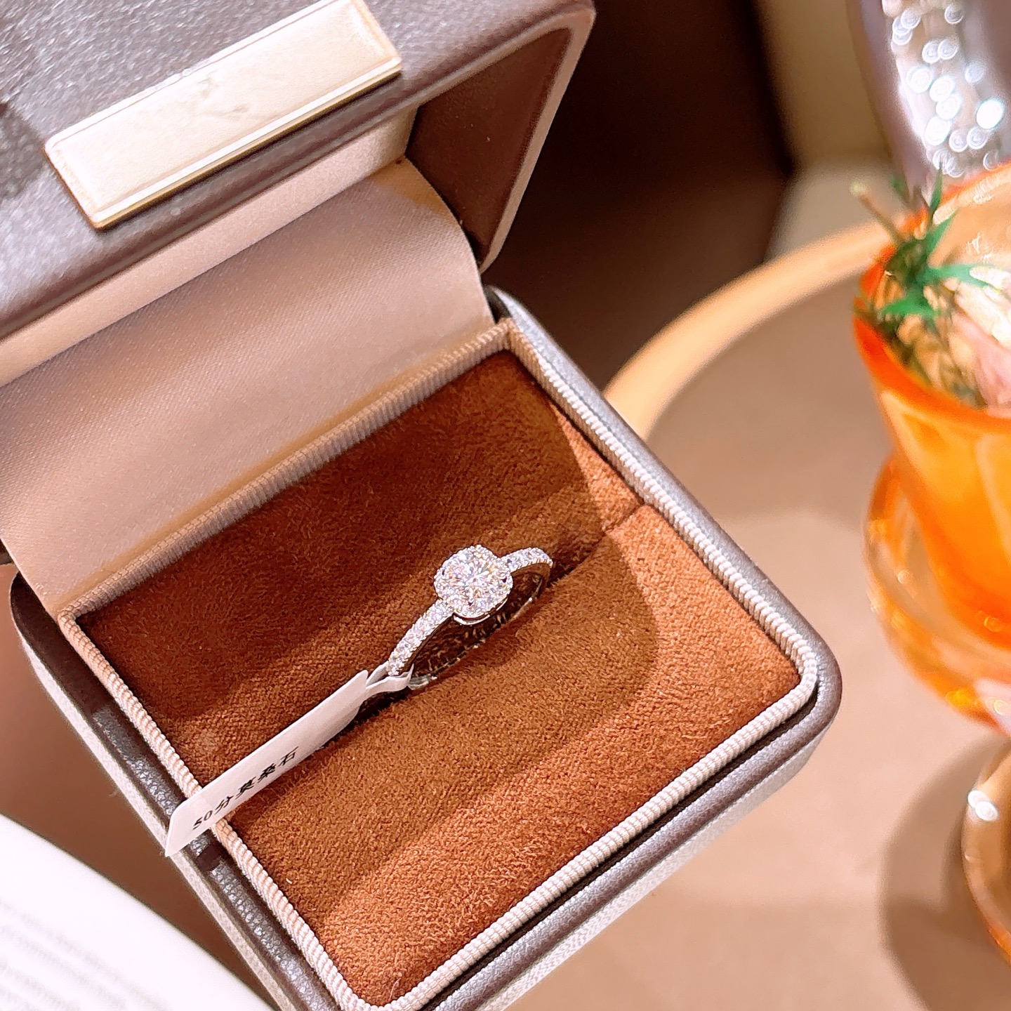 S925 Sterling Silver Moissanite Ring Ins Style Gift for Her Silver