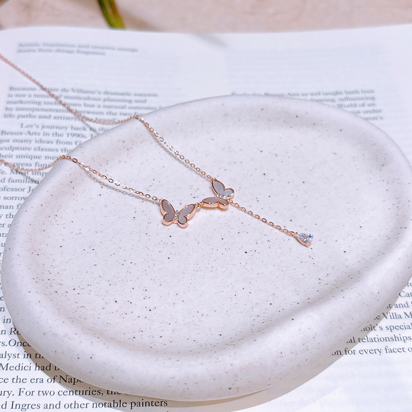 925 Silver Necklace Ethereal Housewarming Gold