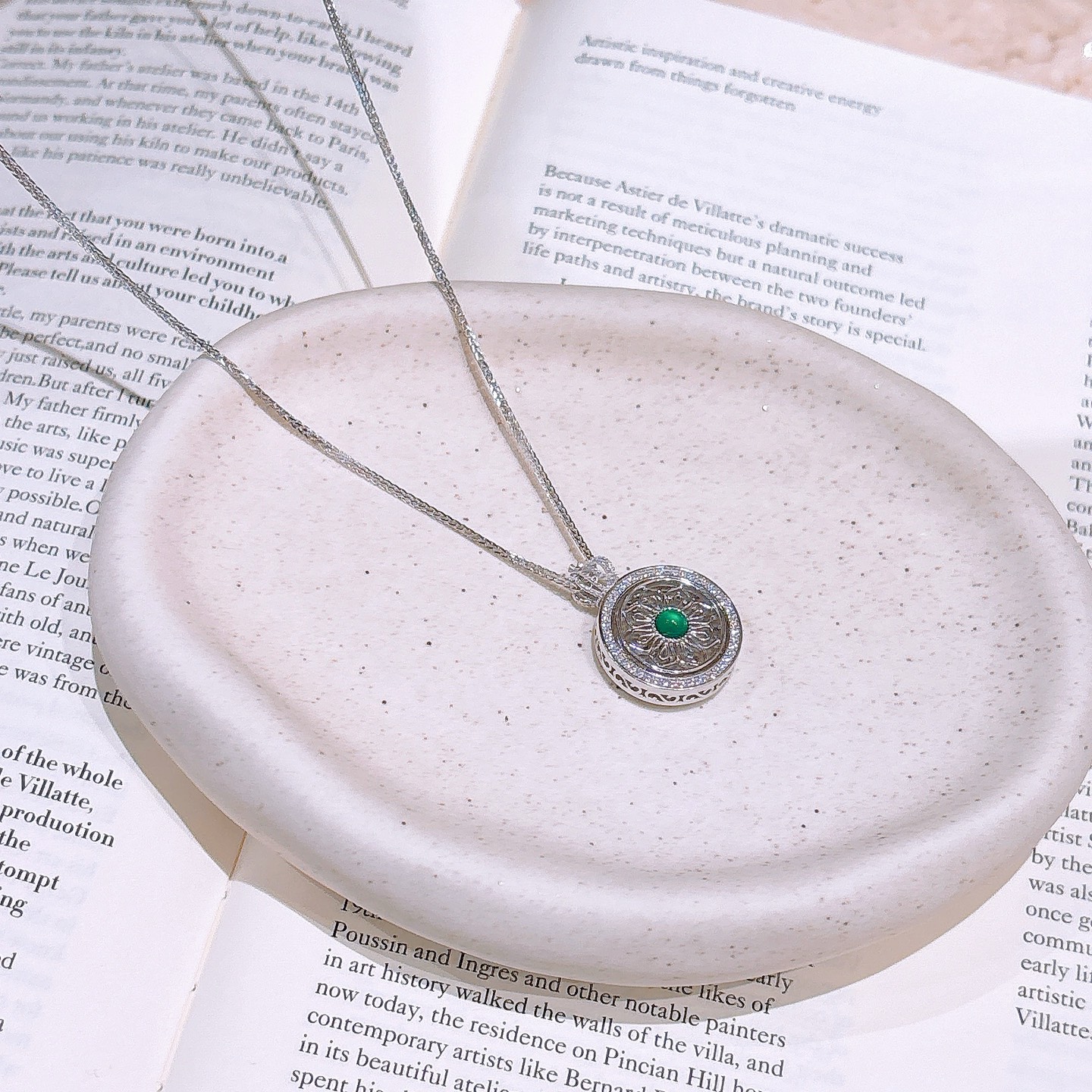 Nickelfreies Silber Kette Filigran Arbeitsplatz Silber