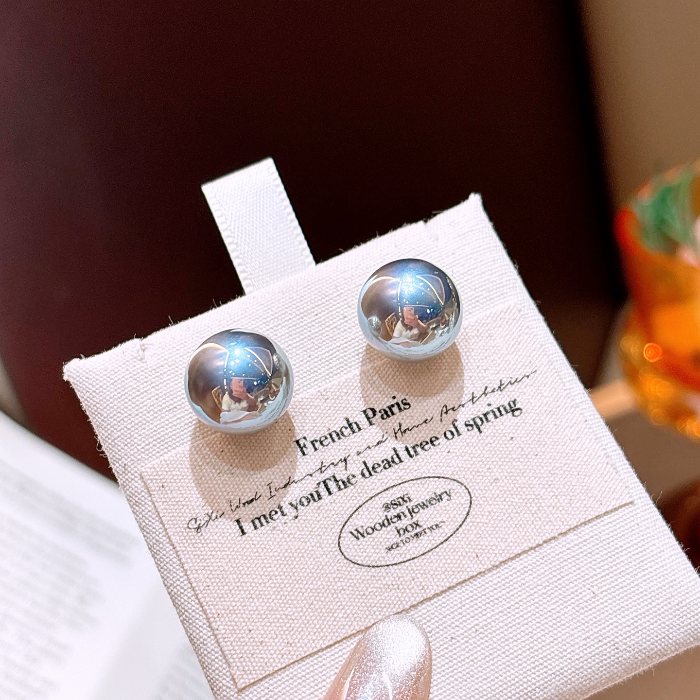 High Polish Silver Earrings Elegant Date Night Gold