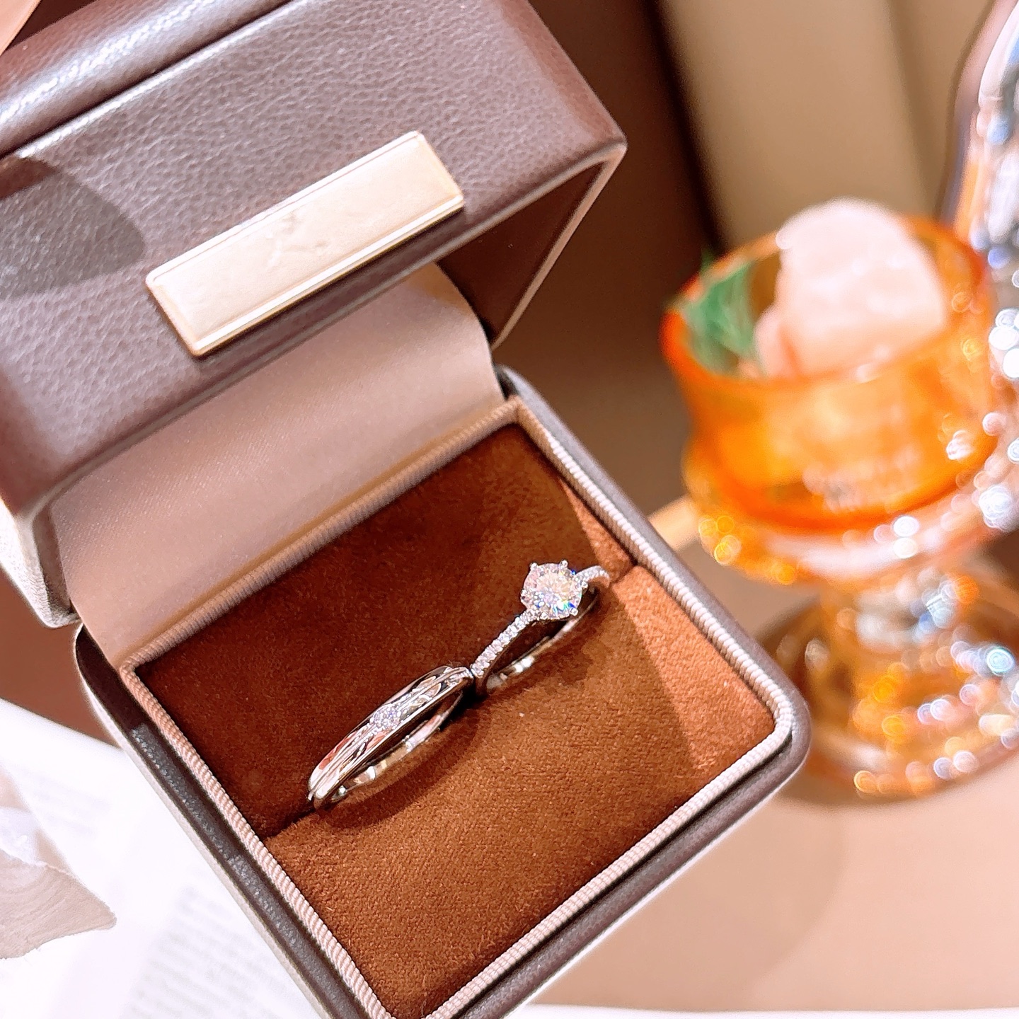 Fine Silver Moissanite Ring Minimalist Bestie Gift Silver