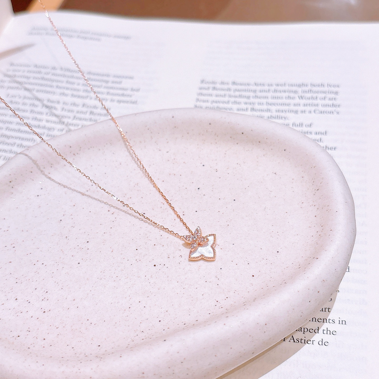 High Polish Silver Necklace Romantic Birthday Silver