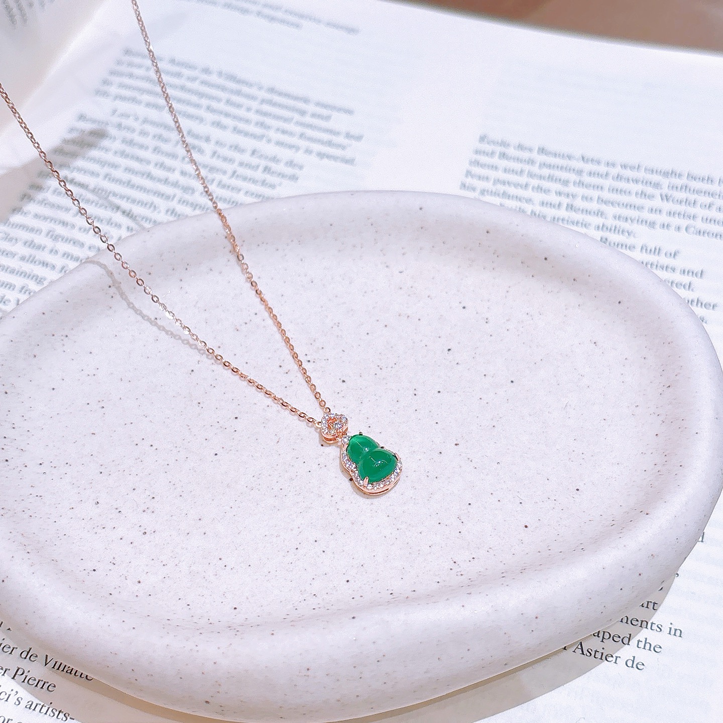 Low Allergy Silver Necklace Gentle Mother's Birthday Gold