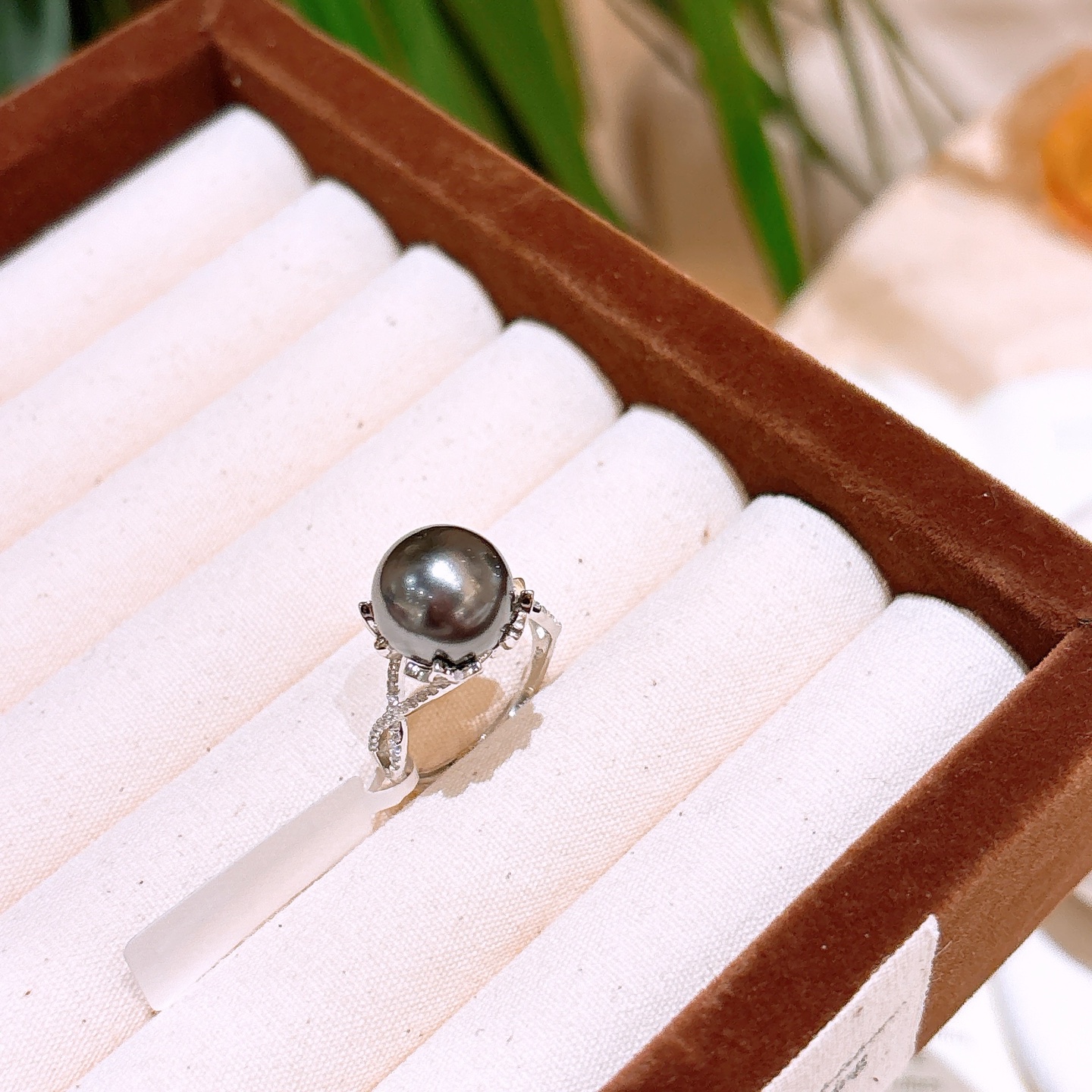 S925 Sterling Silver Ring Light Luxury Wedding Favor Gold