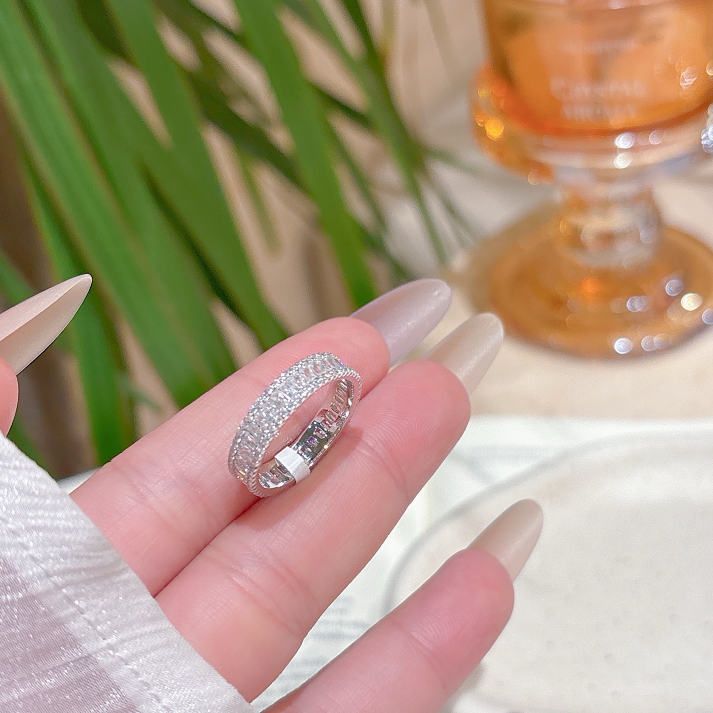 Hypoallergenic Silver Ring Ins Style New Year Gold