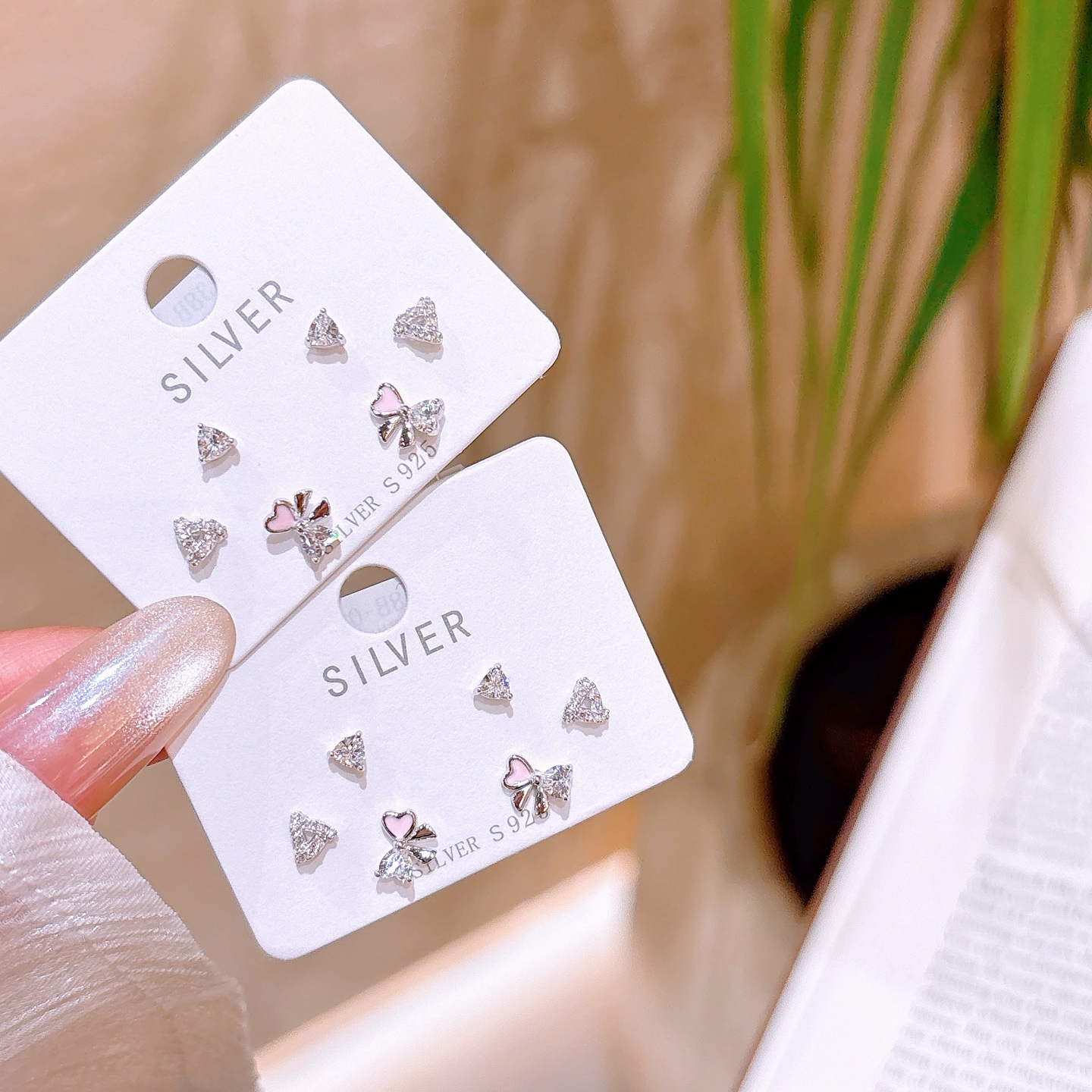 Hypoallergenic Silver Earrings Playful Wedding Registration Gold