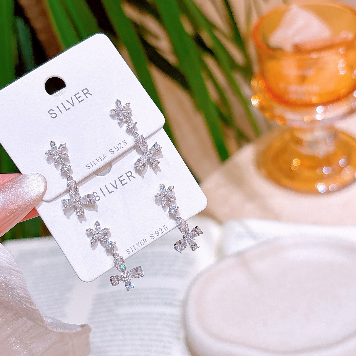 Fine Silver Earrings Precision New Year Gold