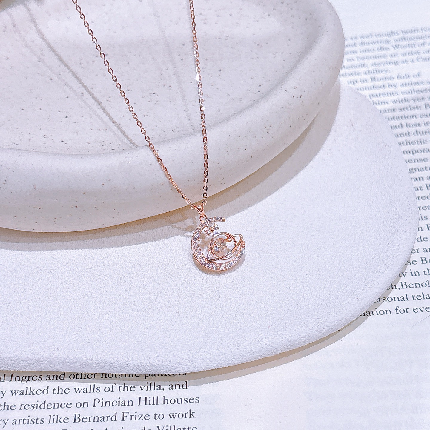 Solid Silver Necklace Sweet & Cool Proposal Silver