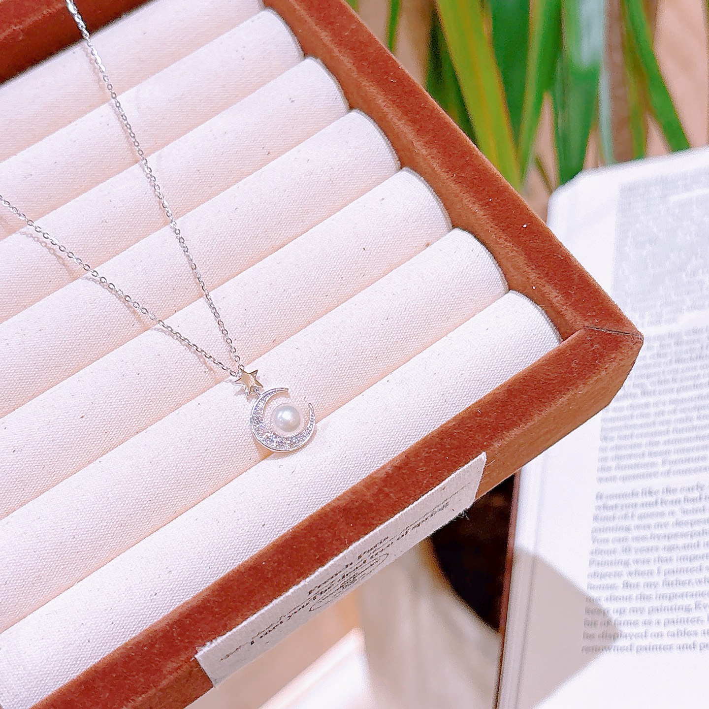 Low Allergy Silver Moissanite Necklace Pure Gift for Her Silver
