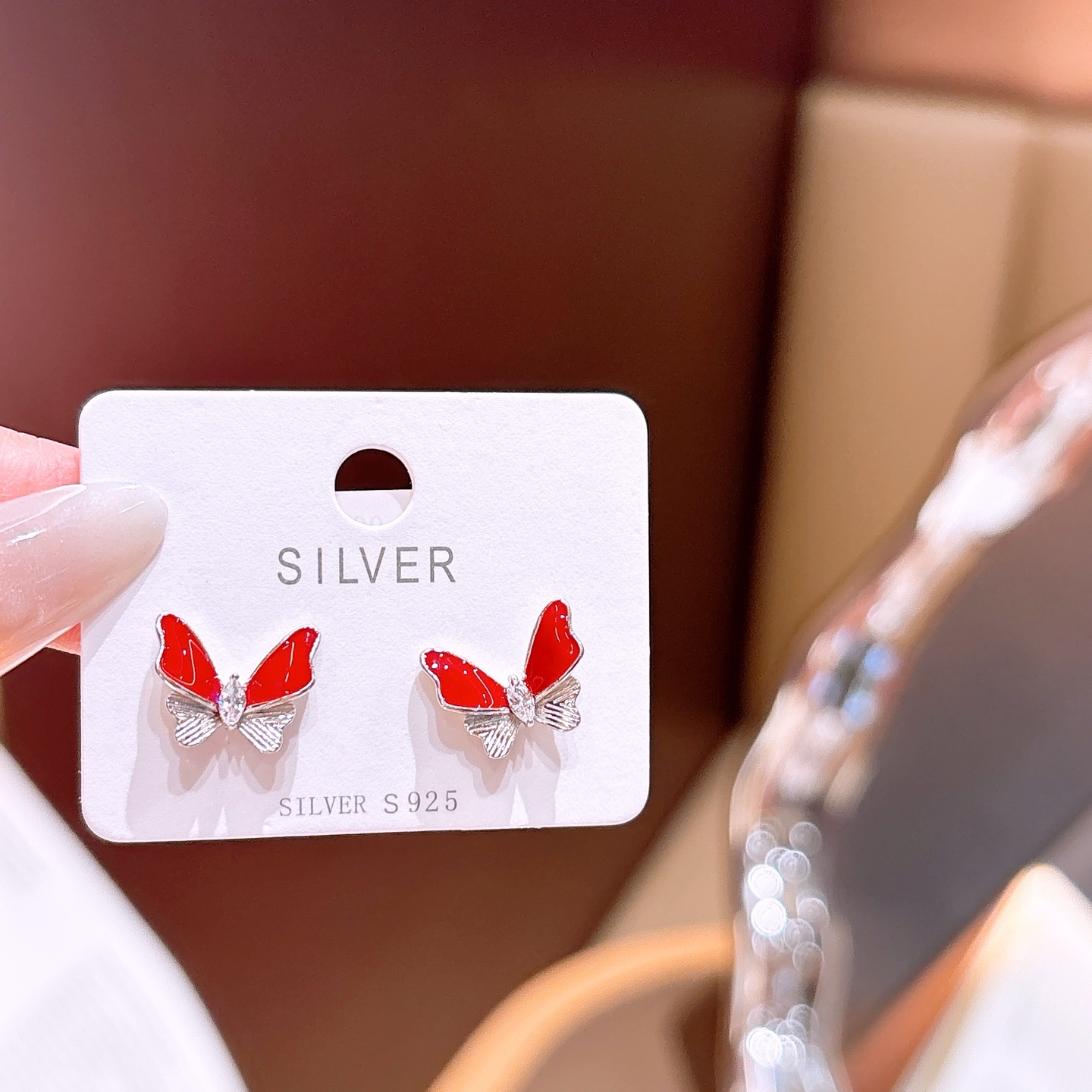 アーティスティックニッケル無添加銀イヤリングゴールド 父の日