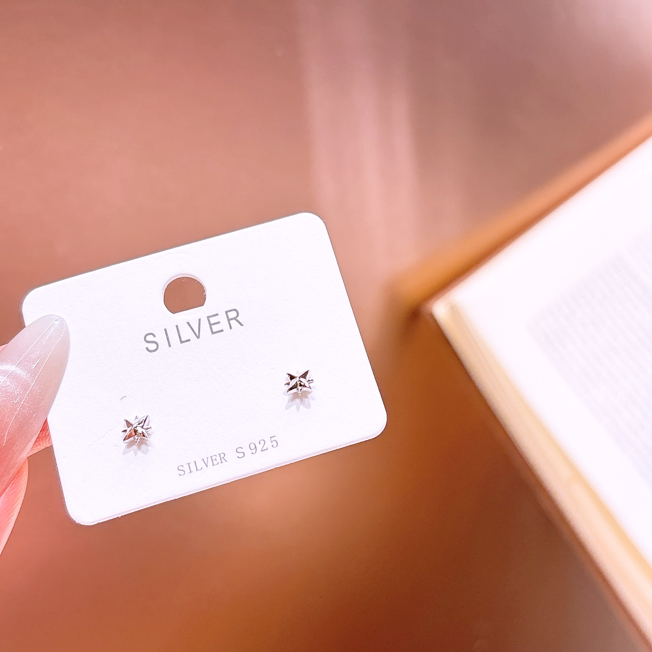 精巧S925スターリングシルバーイヤリングシルバー 婚姻届提出