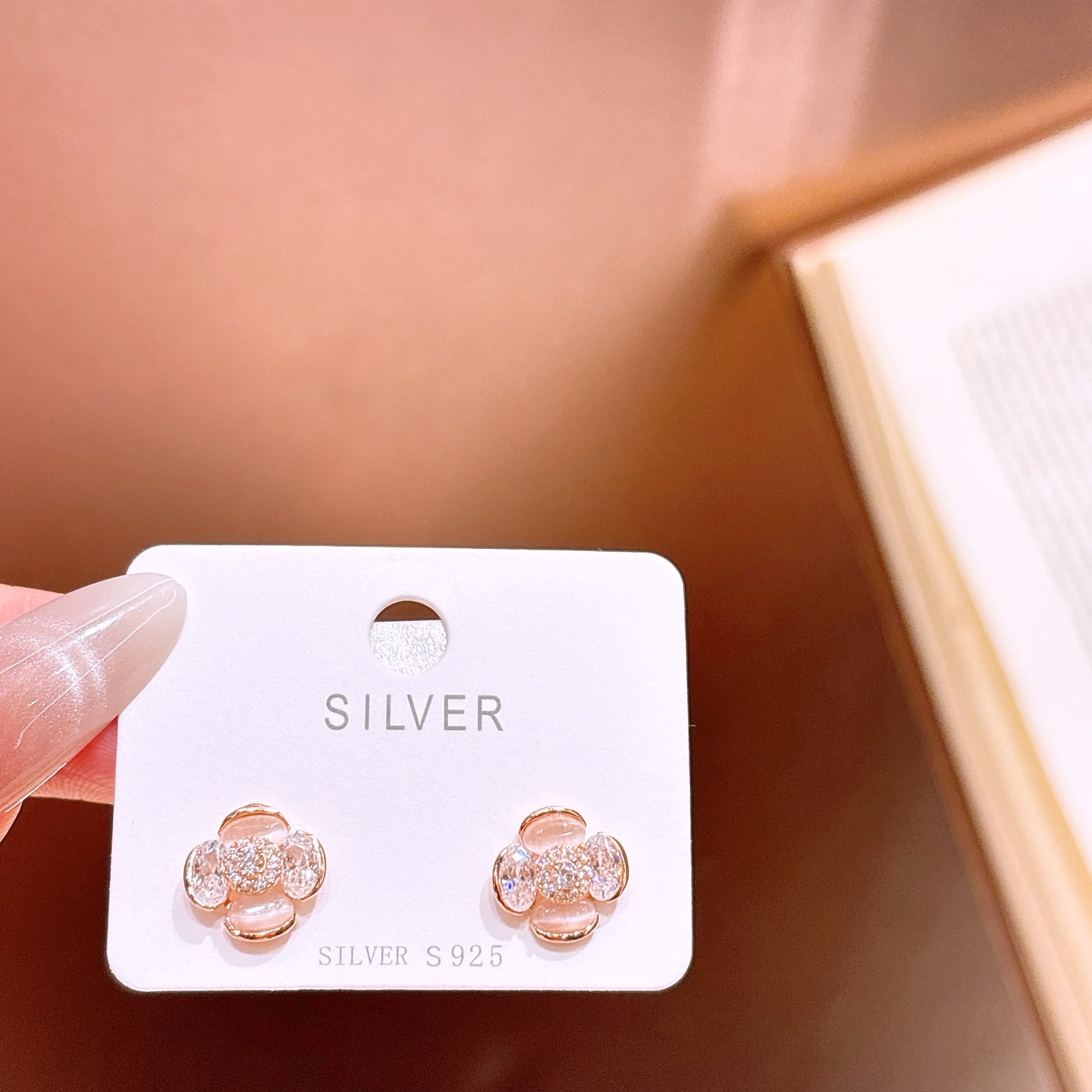 Fine Silver Earrings Dainty Mother's Day Gold