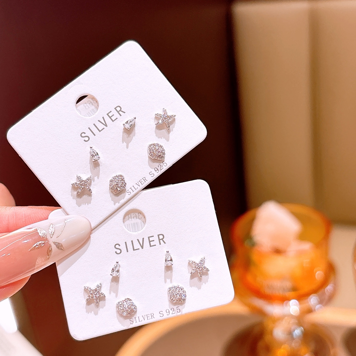 Solid Silver Earrings Delicate Proposal Silver