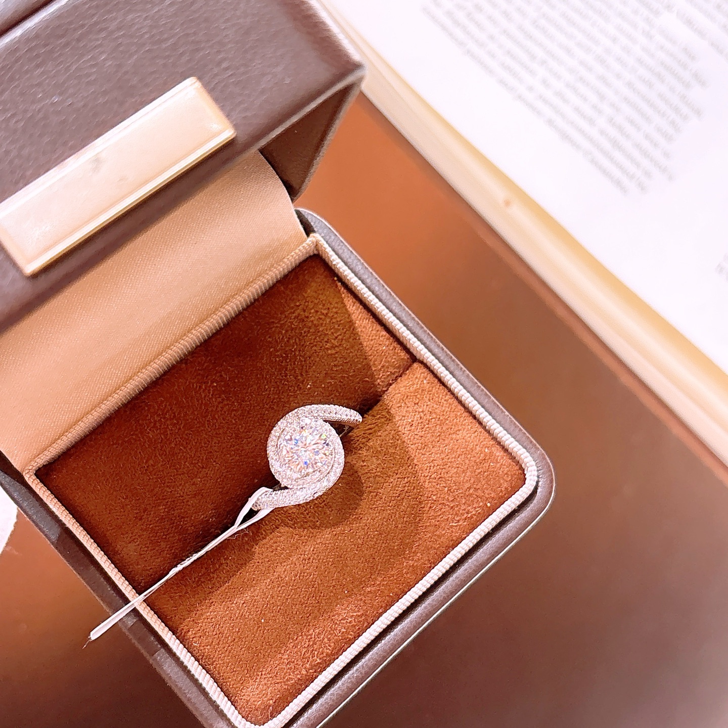 精巧ファインシルバーモアッサナイトリングシルバー 婚姻届提出