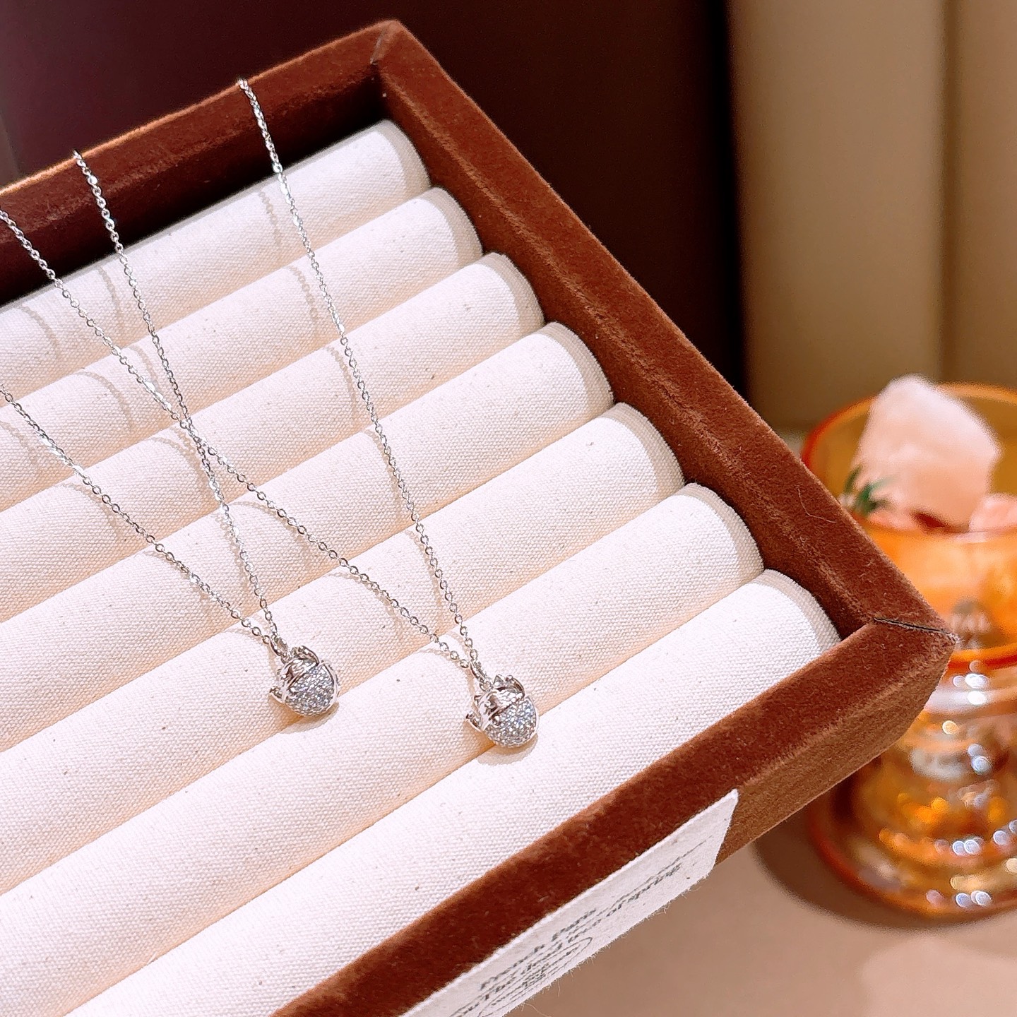 レトロ高品質シルバーネックレスゴールド 親友へのプレゼント