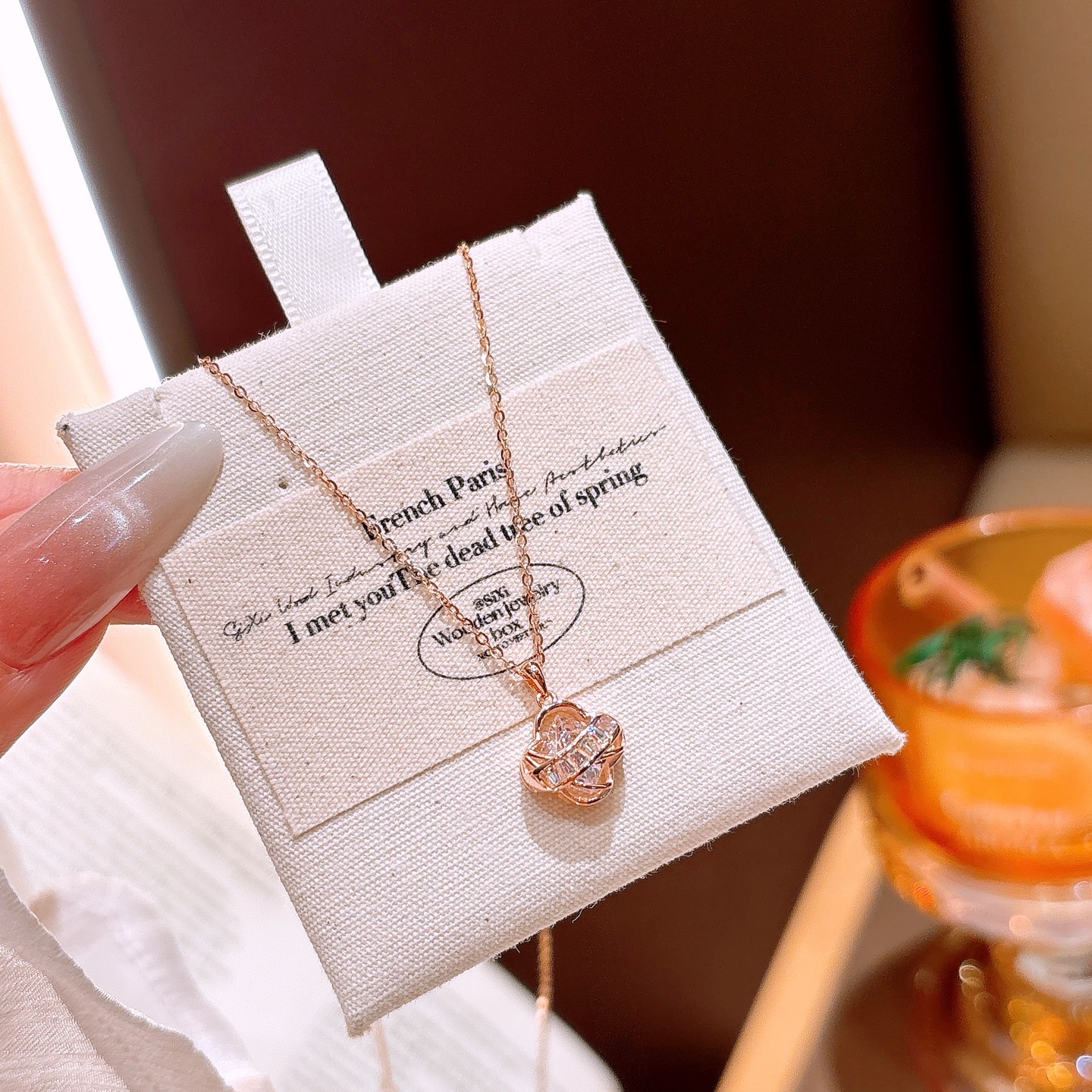 韓国風アレルギー対応シルバーネックレスゴールド 自分へのご褒美