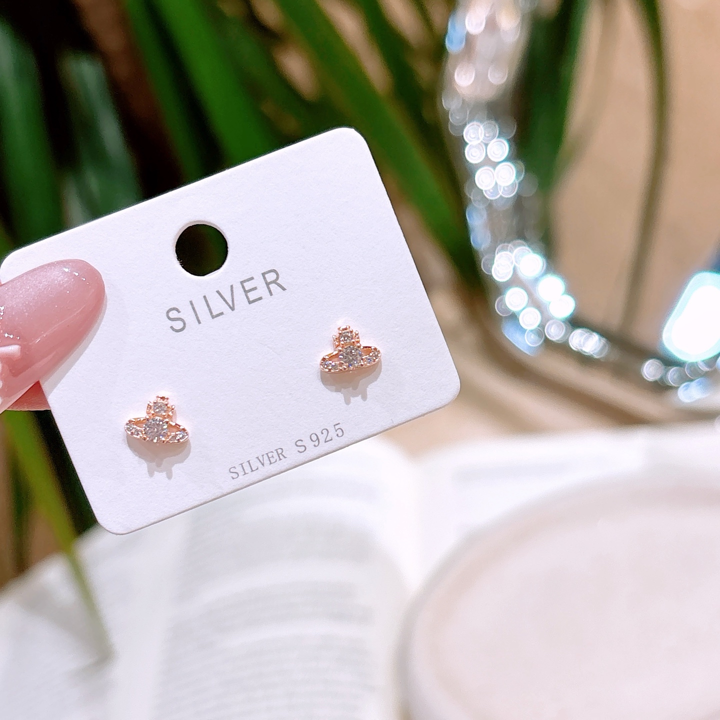 レトロS925スターリングシルバーイヤリングゴールド 父の日