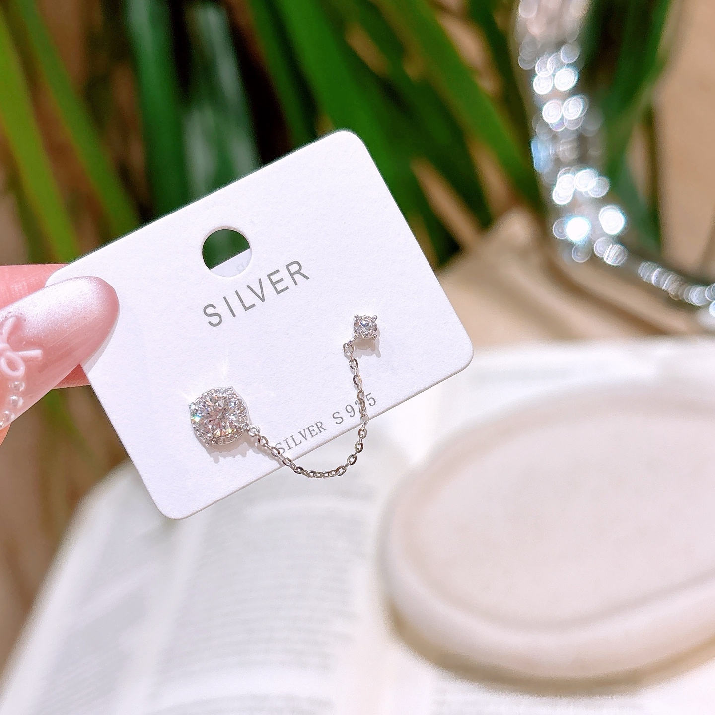 ガーリーファインシルバーイヤリングゴールド 職場