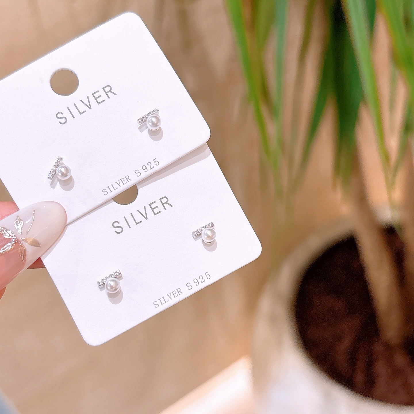 レトロ純銀イヤリングゴールド 母の日