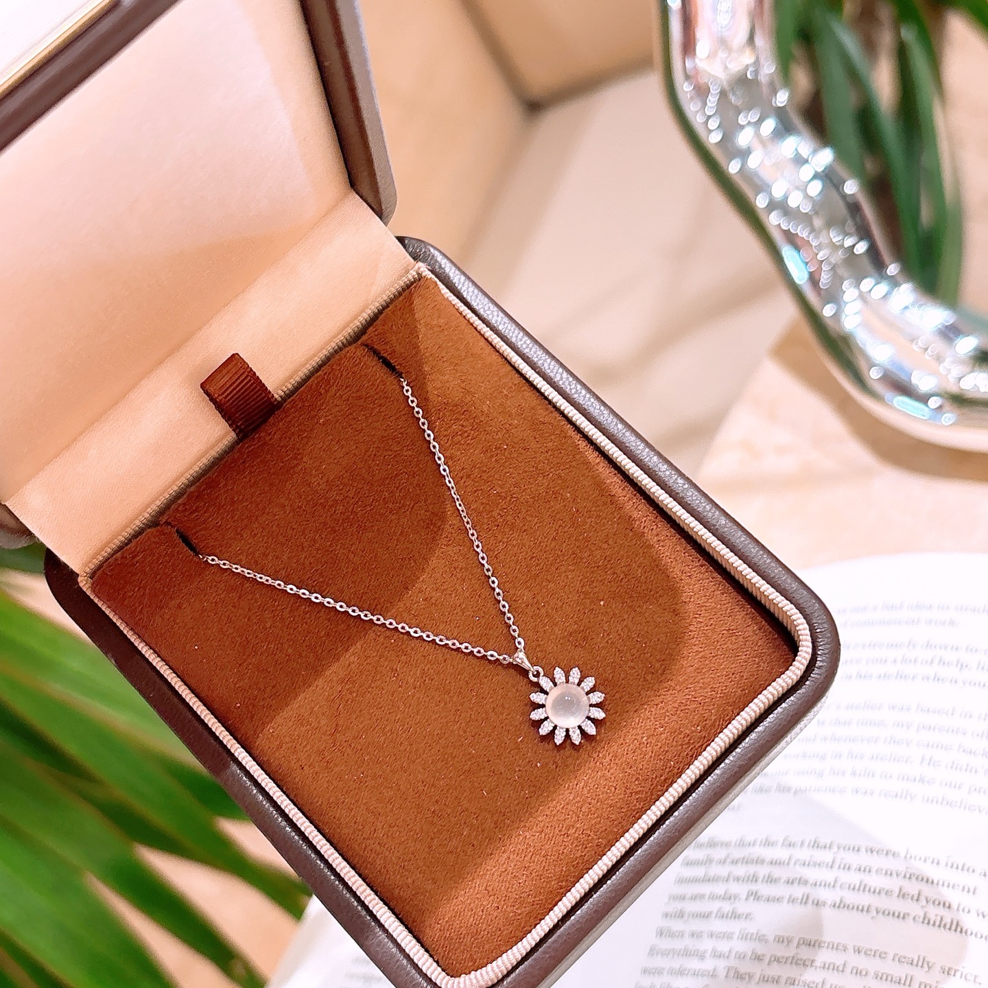 森ガール純銀ネックレスシルバー 婚約