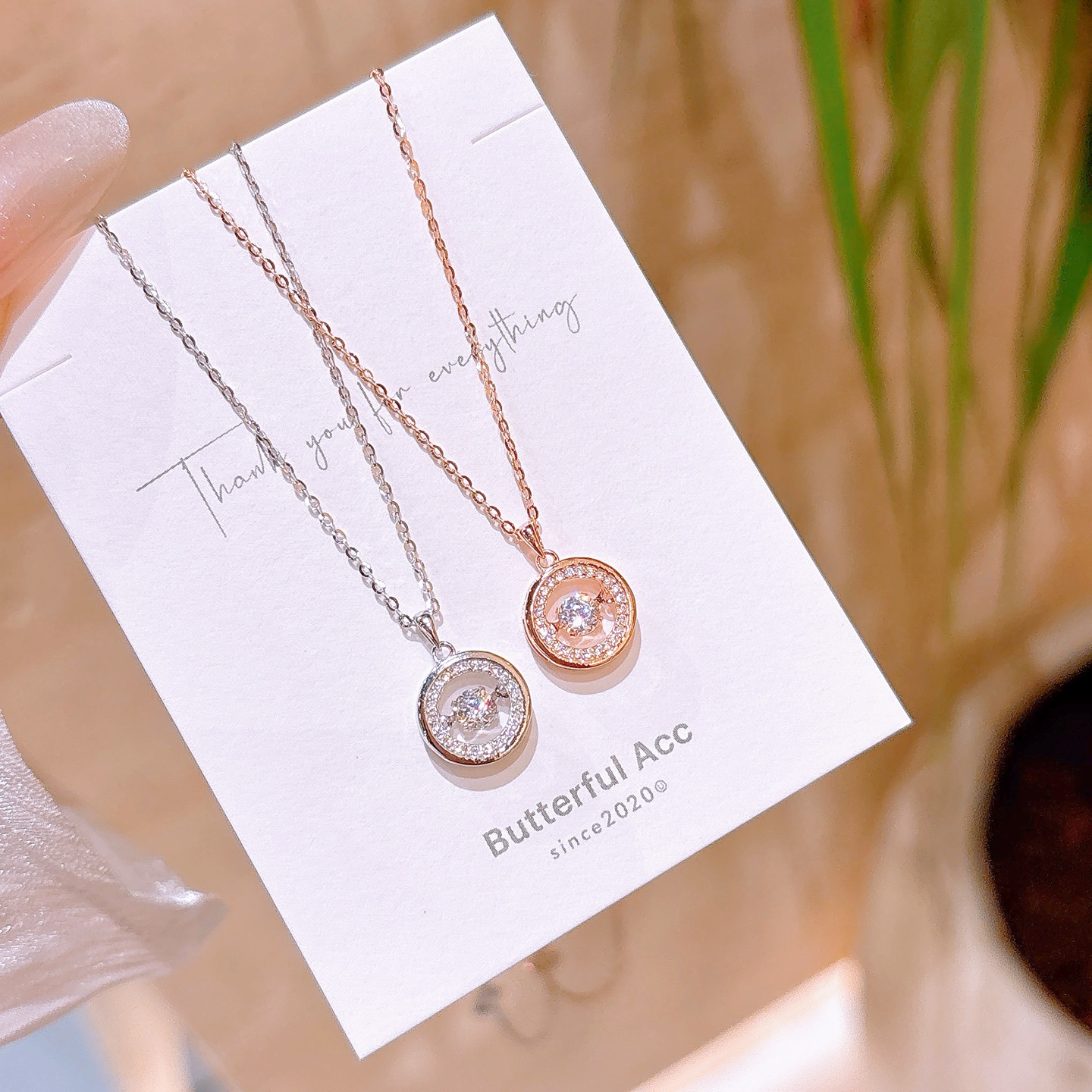 韓国風ニッケル無添加銀ネックレスシルバー 職場