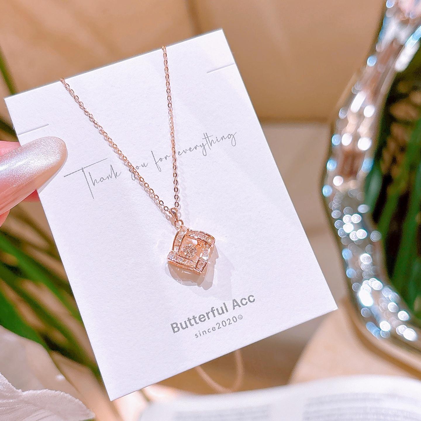 Fine Silver Necklace Vintage Confession Gold