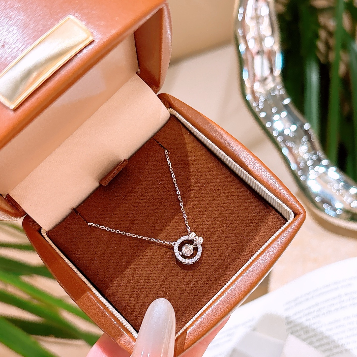 Nickel Free Silver Necklace Korean Style Banquet Silver