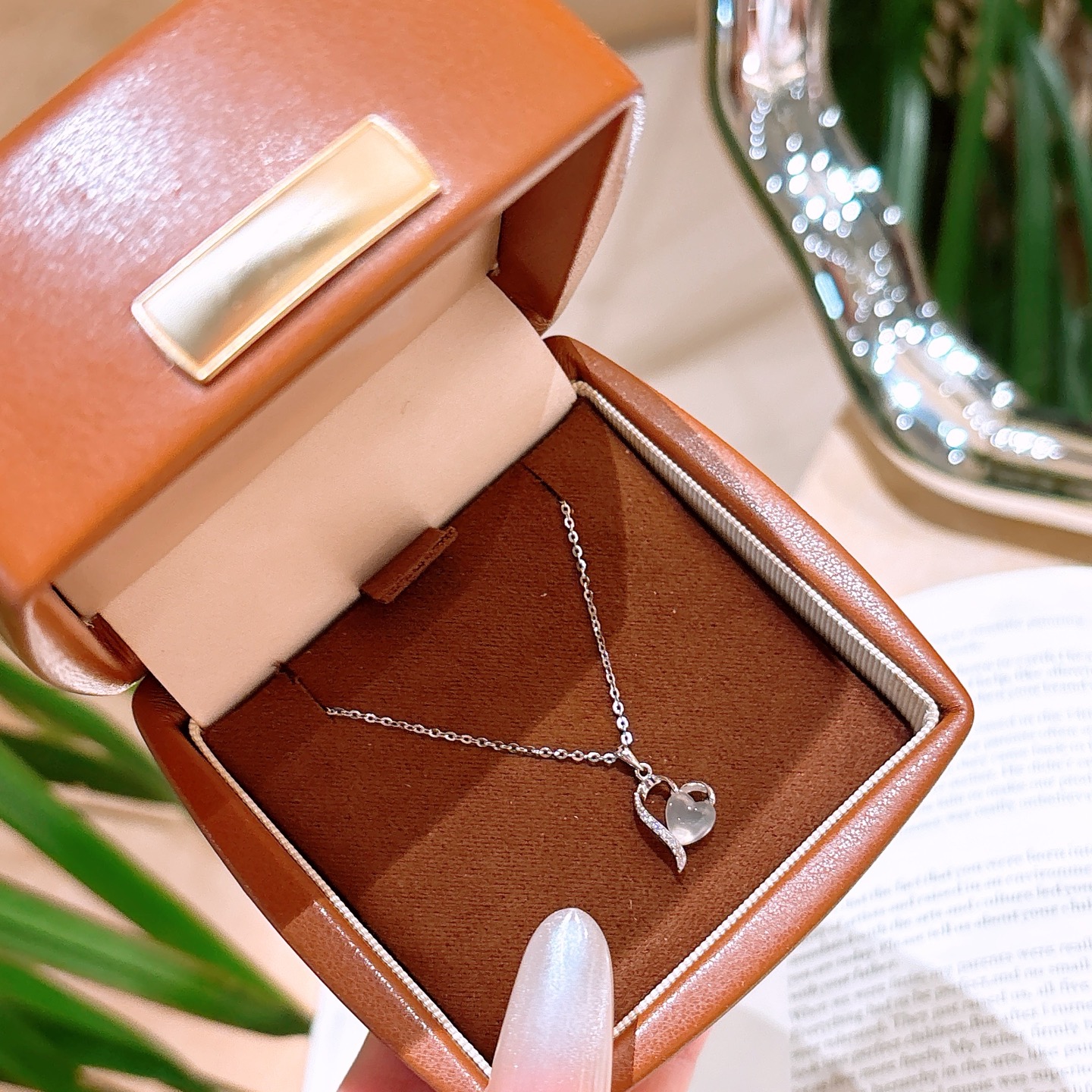 Low Allergy Silver Necklace Premium Mother's Day Gold