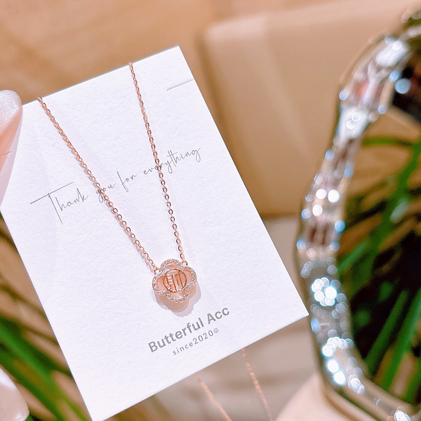 Fine Silver Necklace Pure Travel Gold