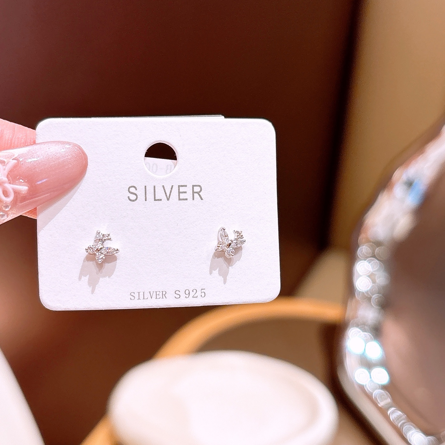 レトロニッケル無添加銀イヤリングシルバー 婚姻届提出