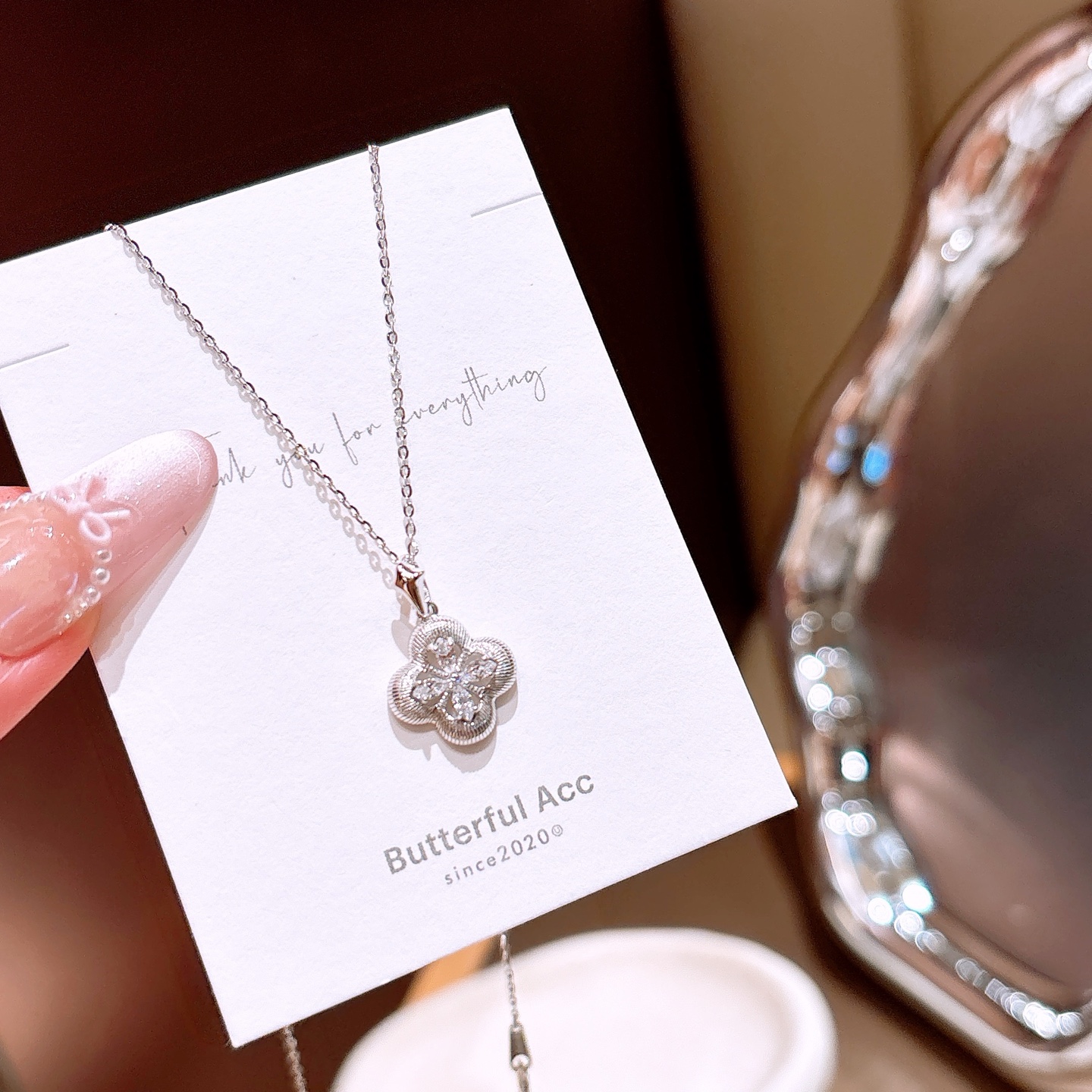 Hochglanzpoliertes Silber Kette Verspielt Hauseinweihung Gold